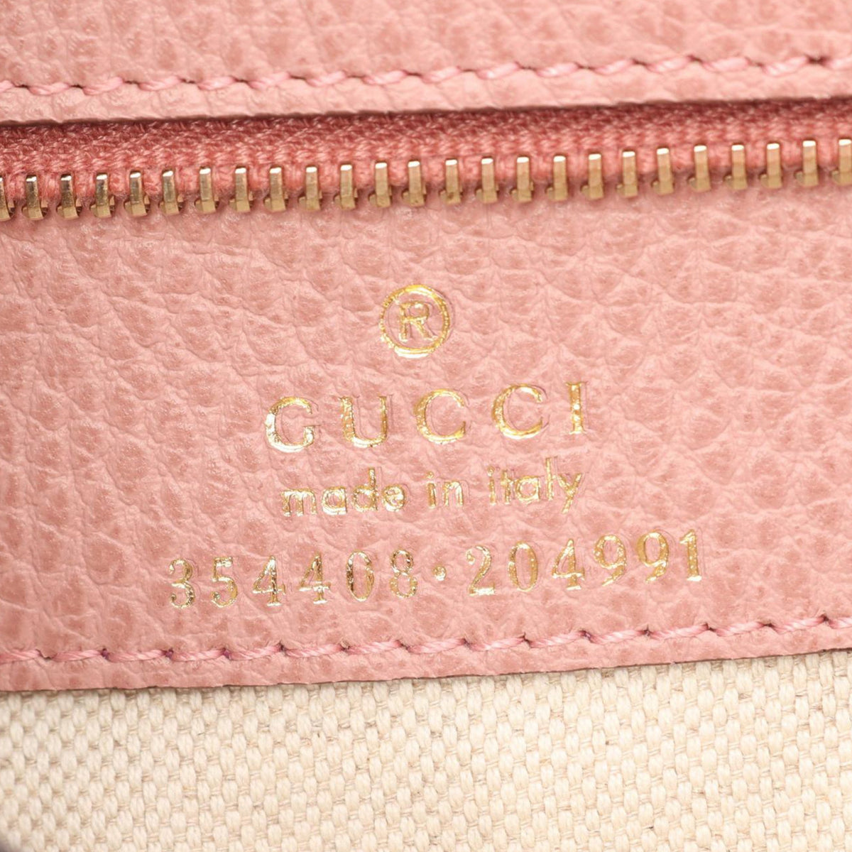 Gucci Medium Leather Swing Tote