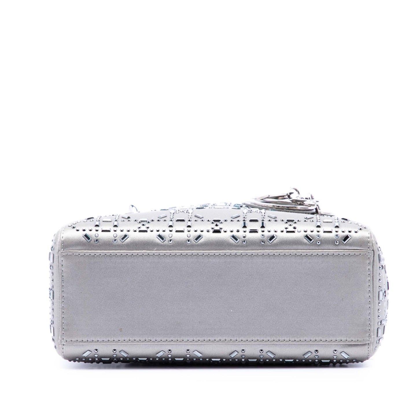 Dior Mini Satin Cannage Crystal Embellished Lady Dior