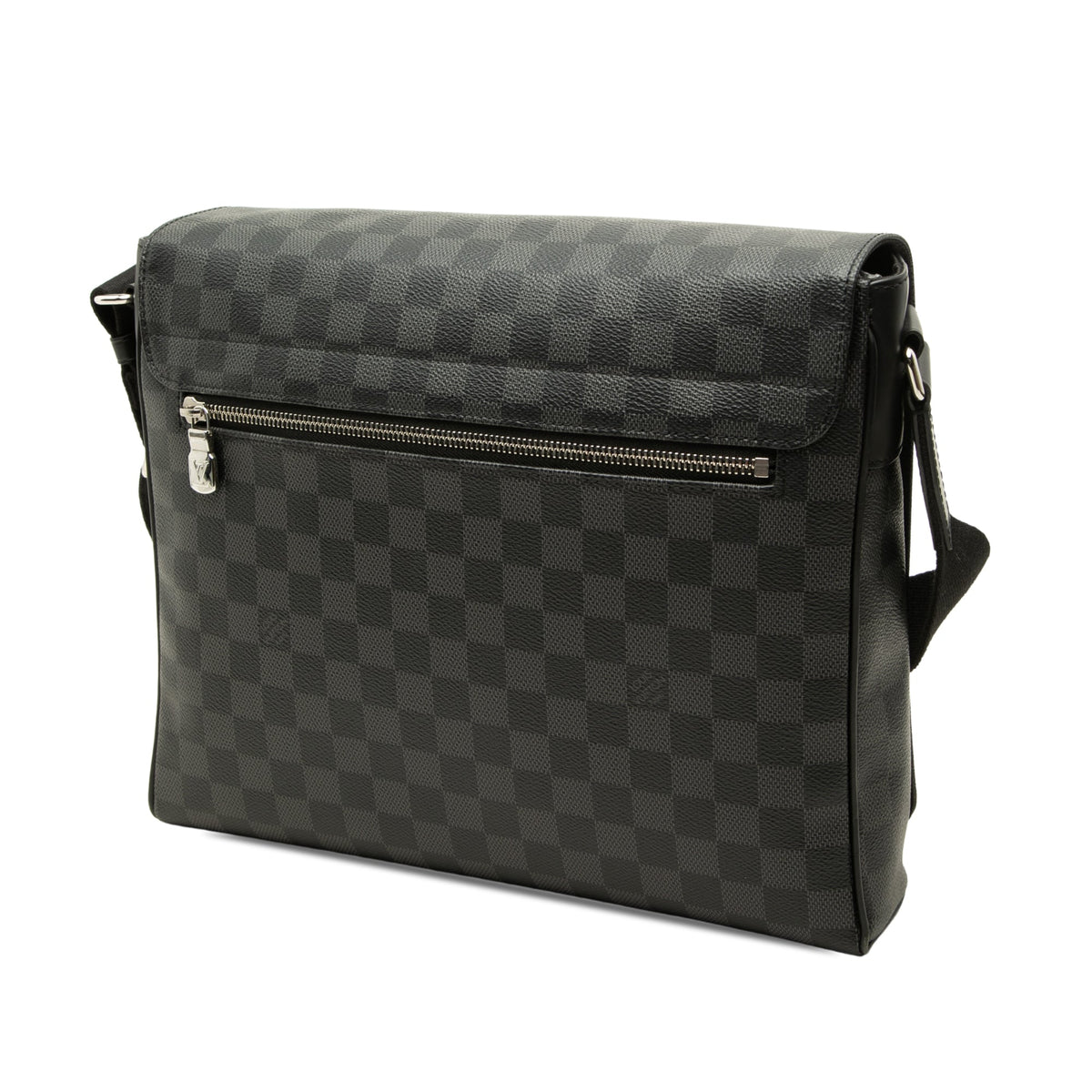 Louis Vuitton Damier Graphite District PM — Black
