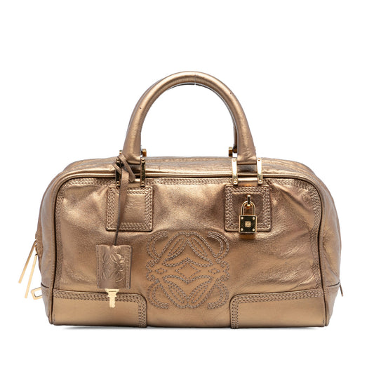 LOEWE Metallic Leather Amazona 28