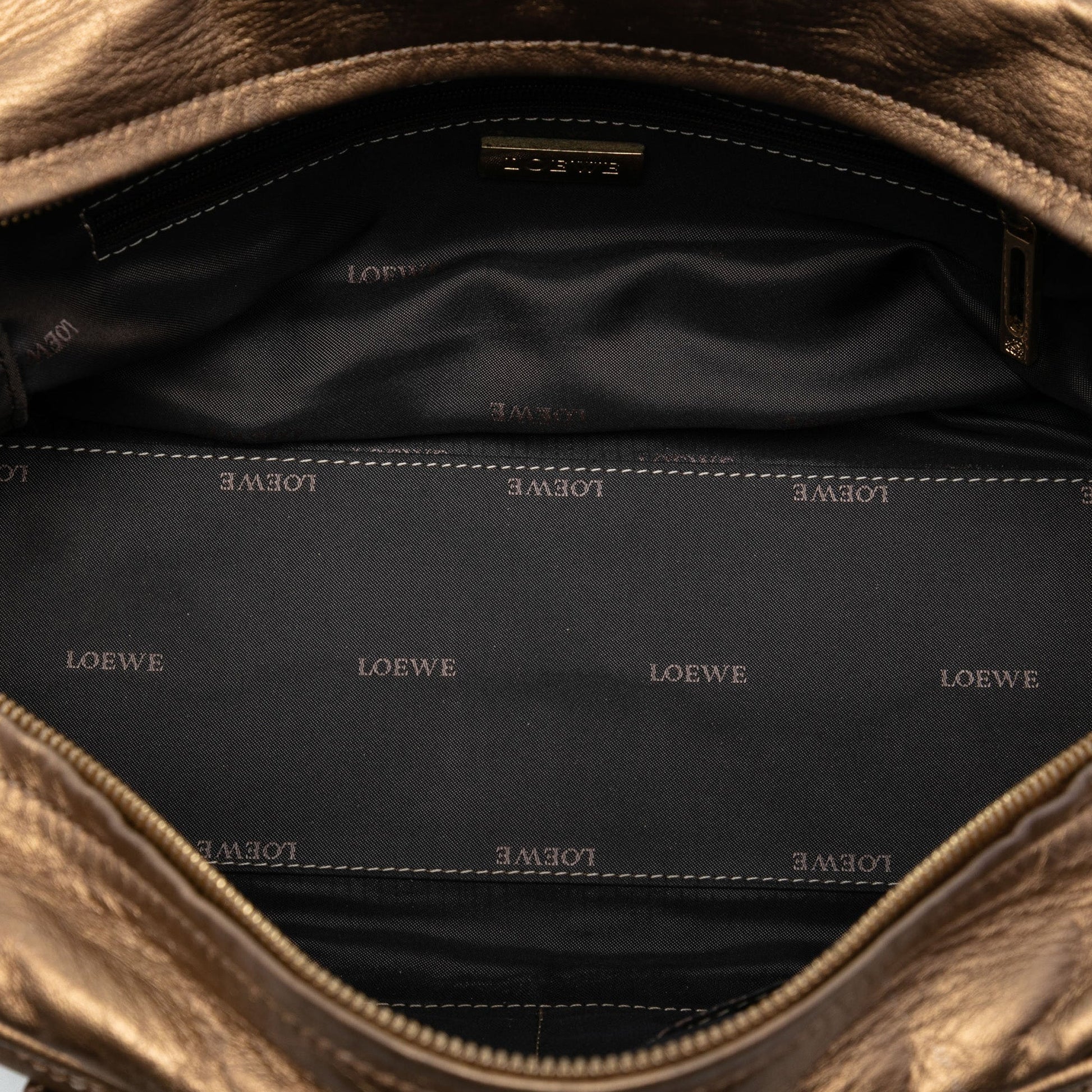 LOEWE Metallic Leather Amazona 28