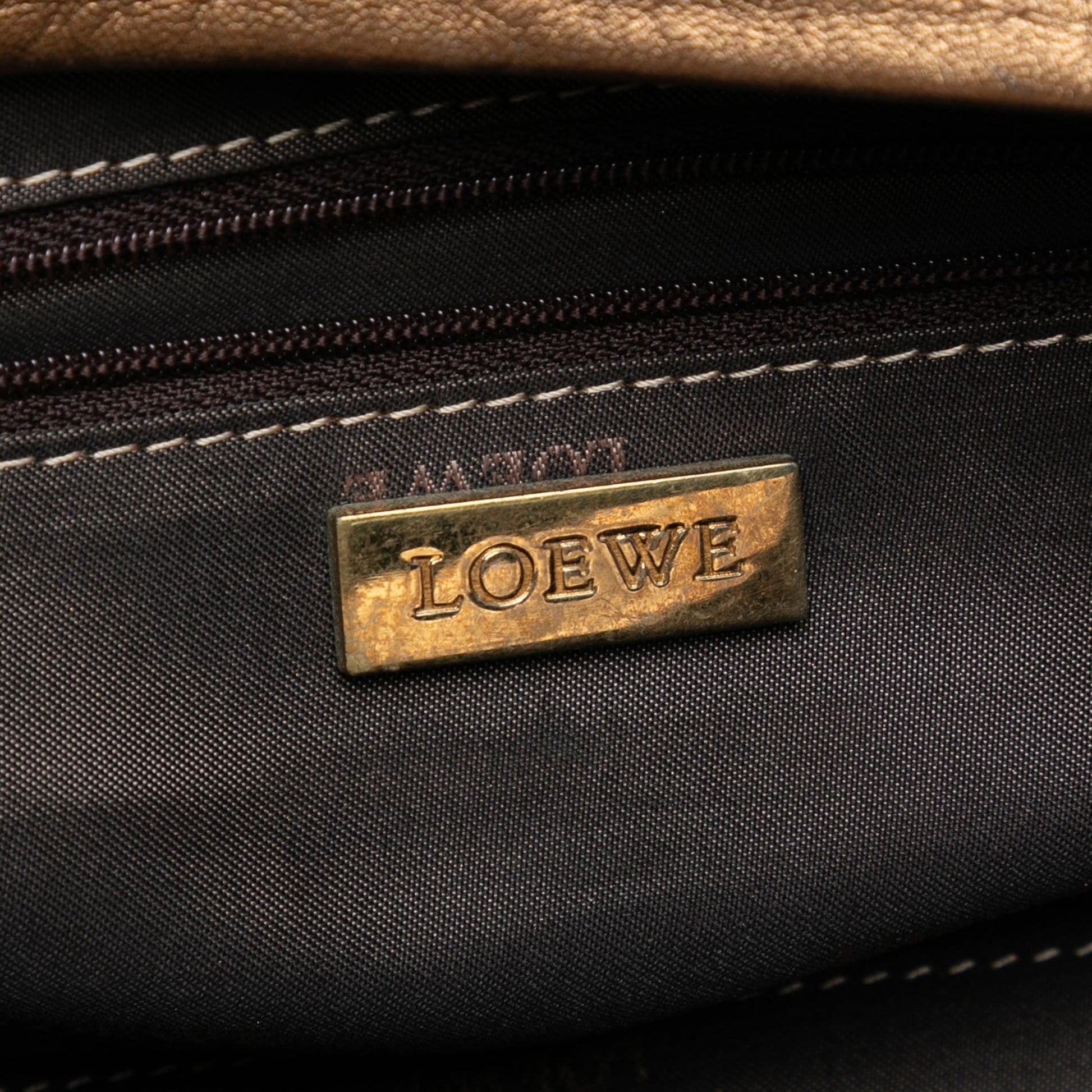 LOEWE Metallic Leather Amazona 28