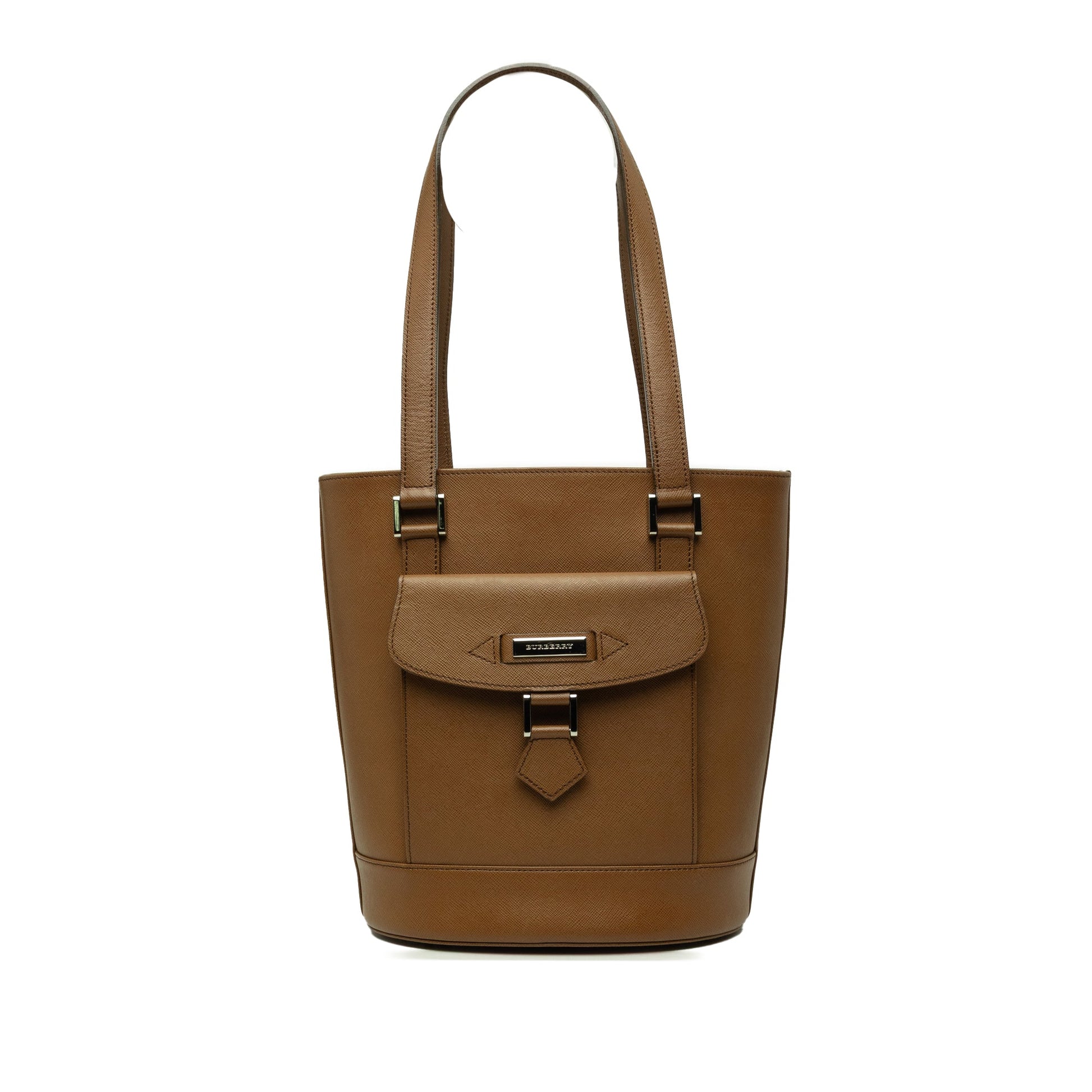 Burberry Leather Bucket Bag