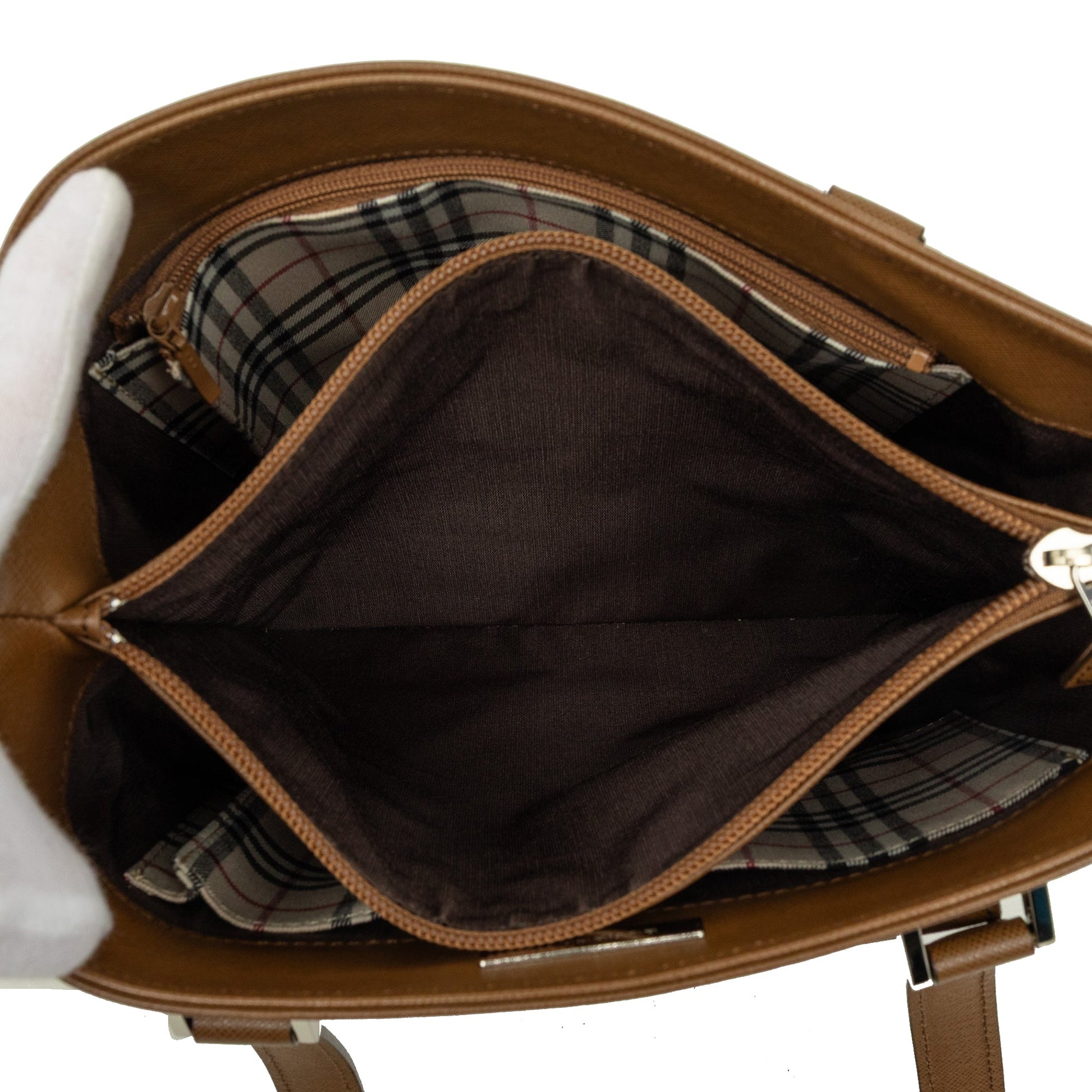 Burberry Leather Bucket Bag