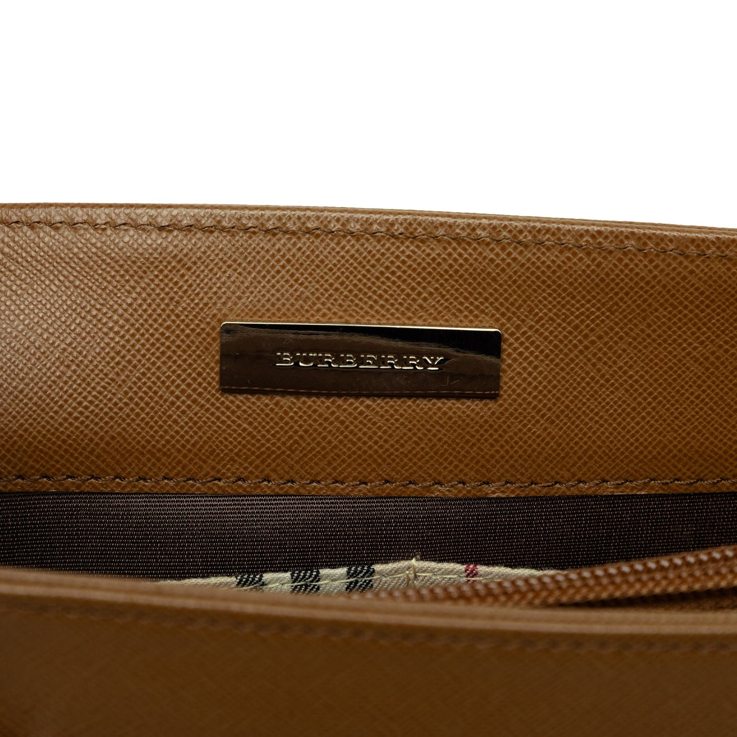 Burberry Leather Bucket Bag