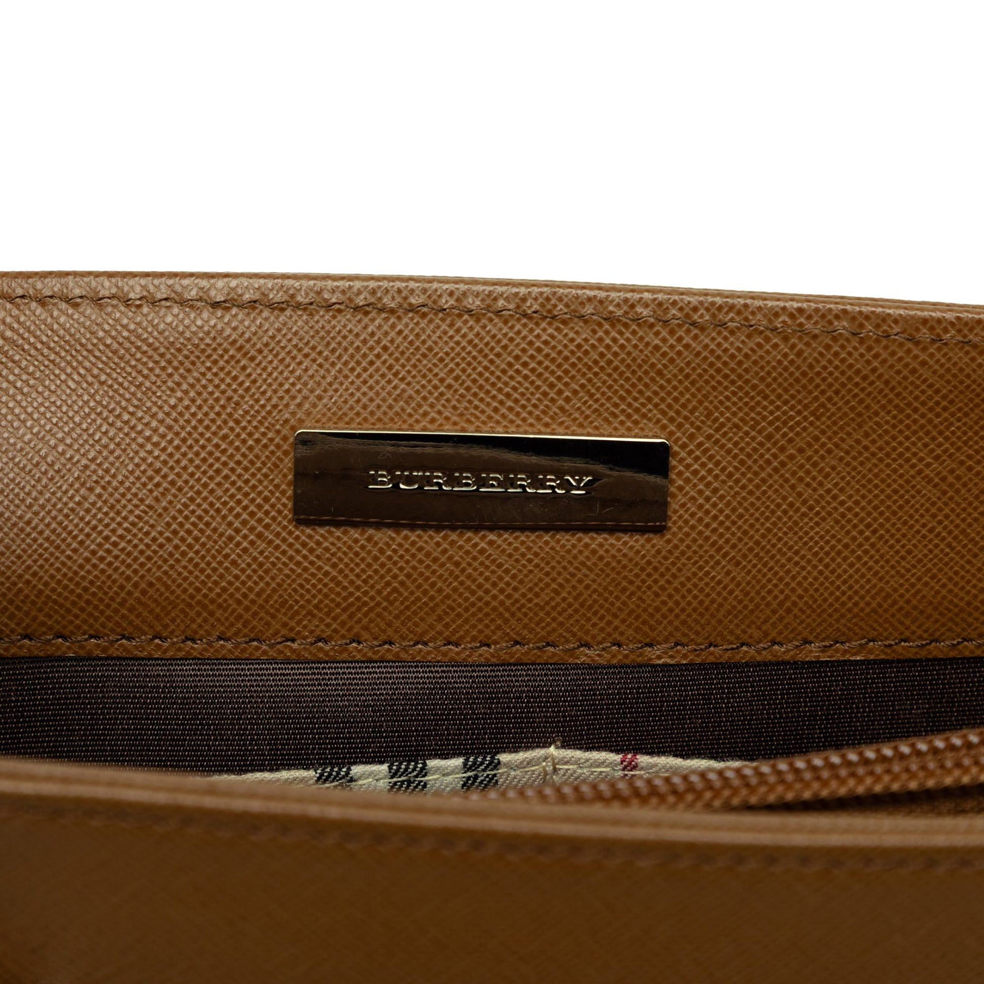 Burberry Leather Bucket Bag