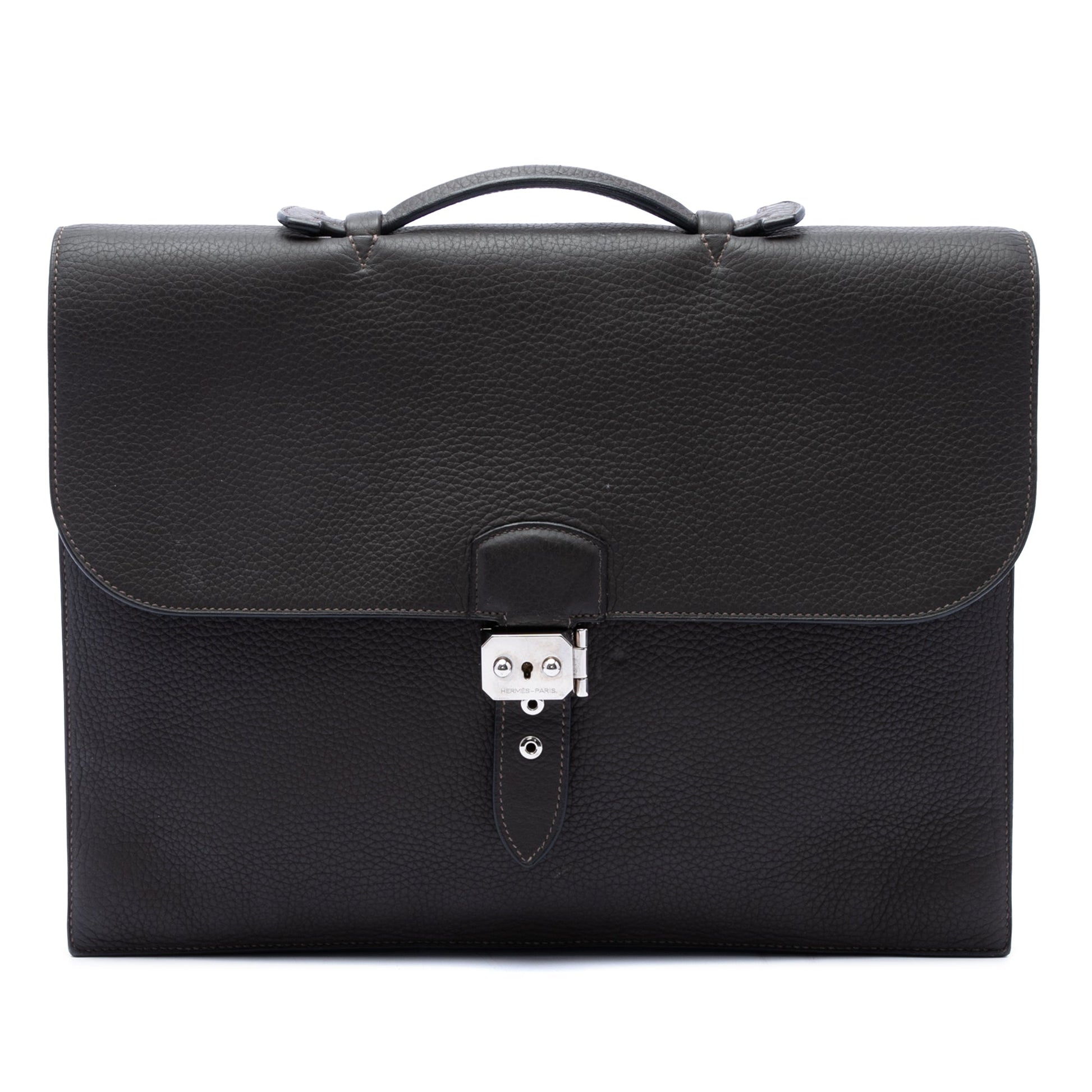 Hermès Togo Sac A Depeches Verso 38