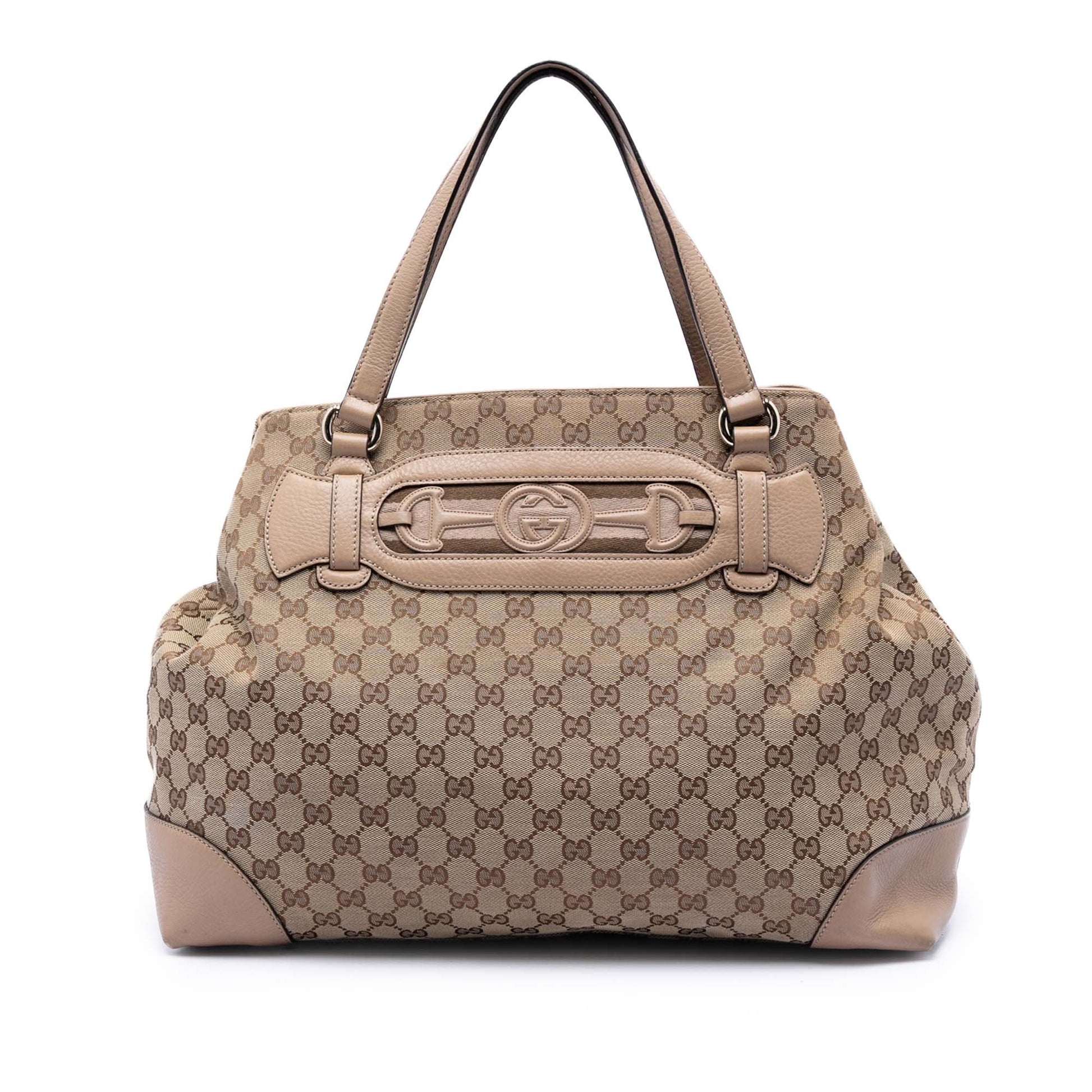 Gucci GG Canvas Web Dressage Tote