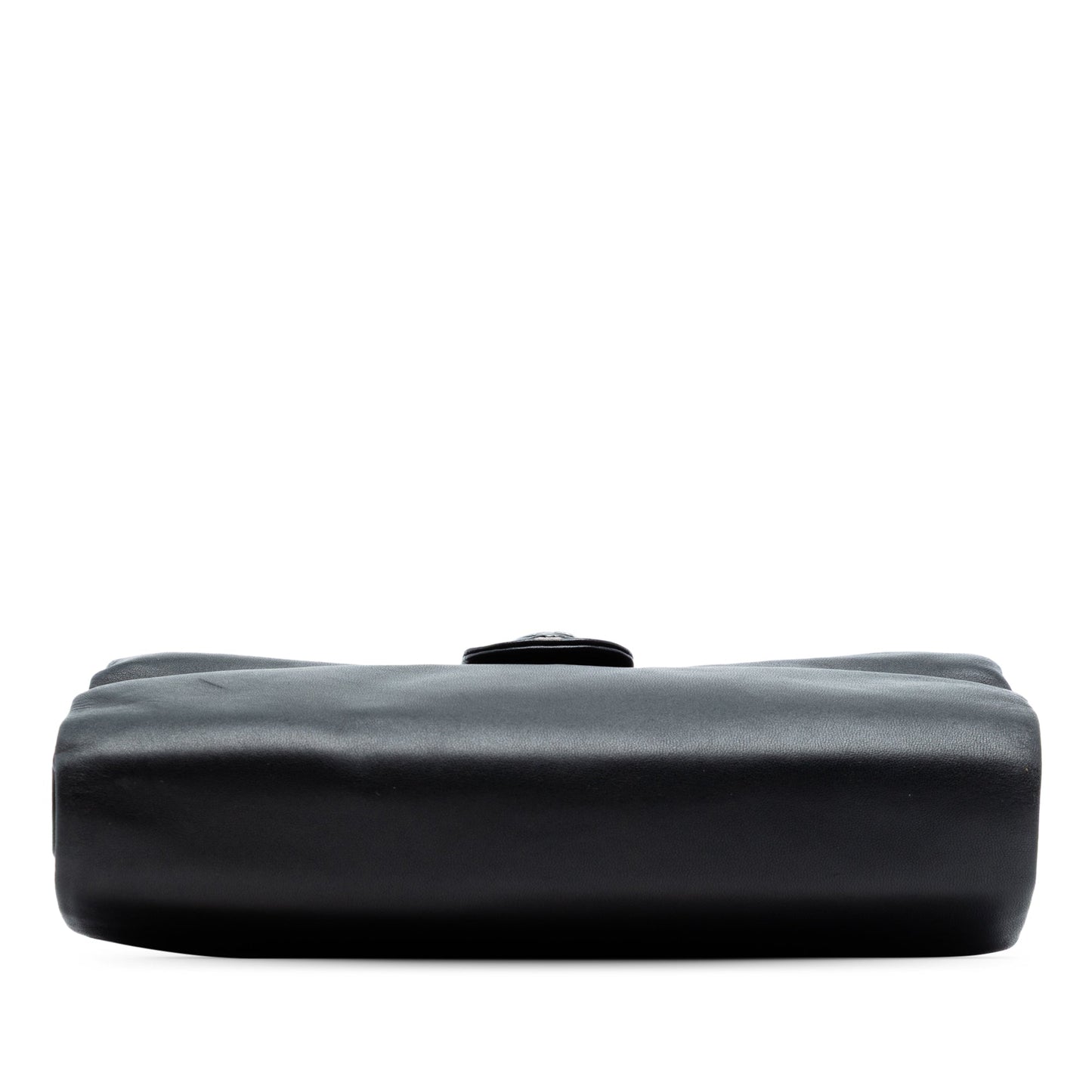 Lambskin Globe Emblem Clutch