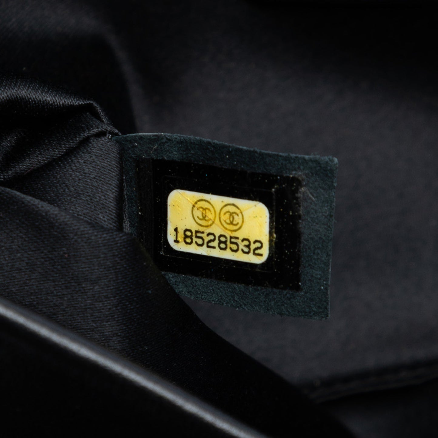 Lambskin Globe Emblem Clutch