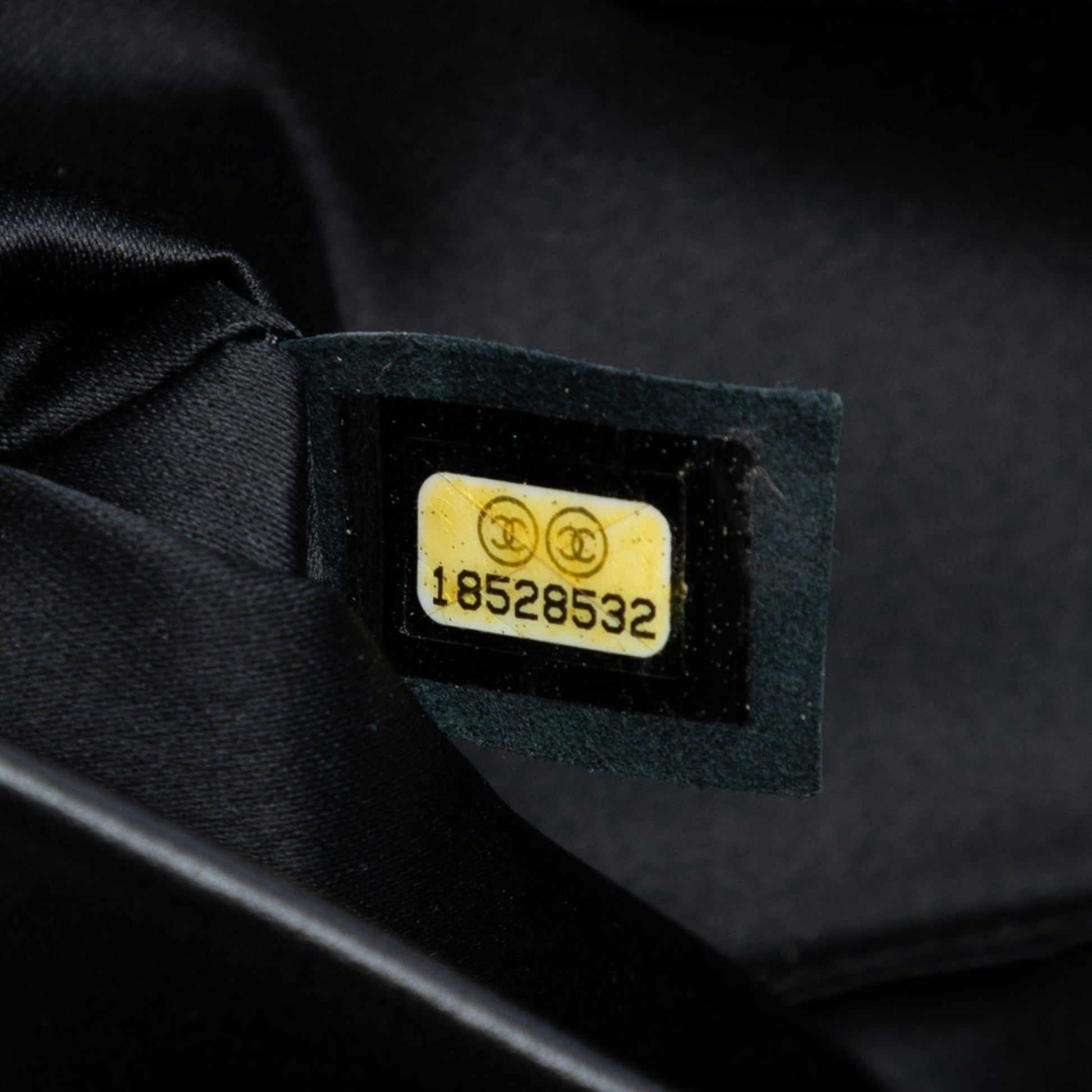 Lambskin Globe Emblem Clutch