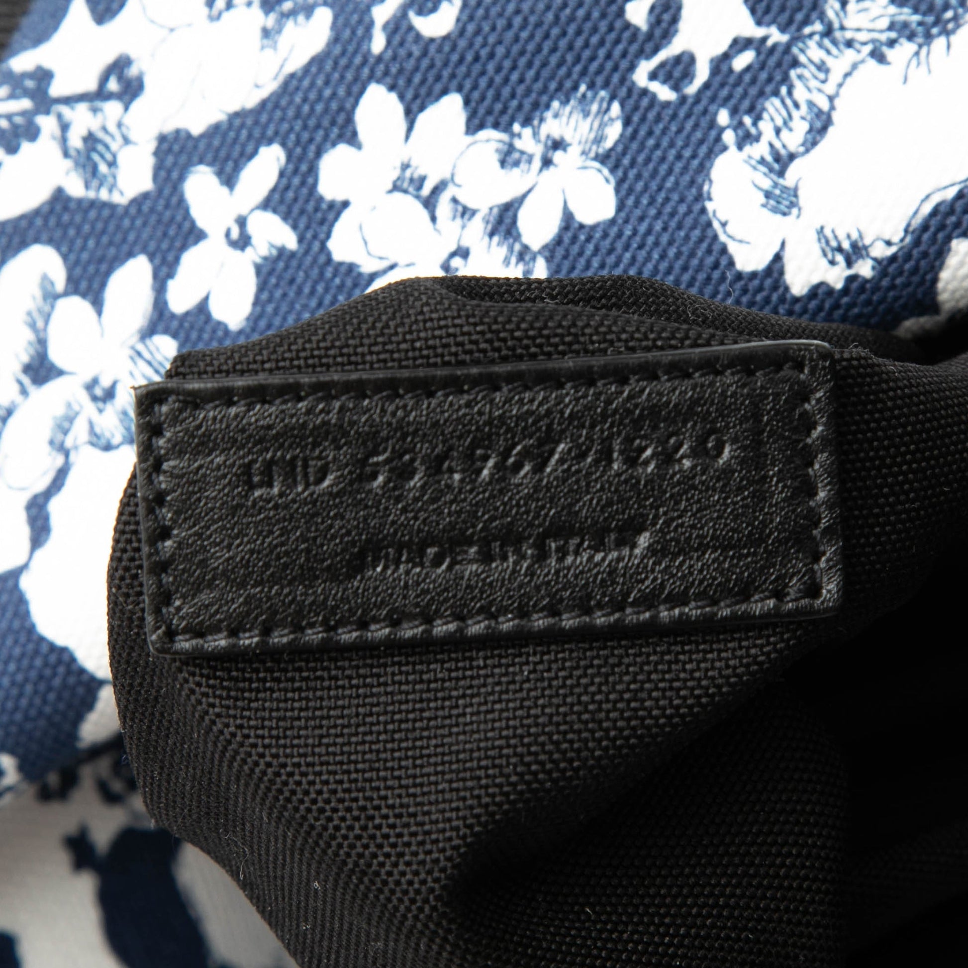 Saint Laurent Canvas Hibiscus Flower City Backpack