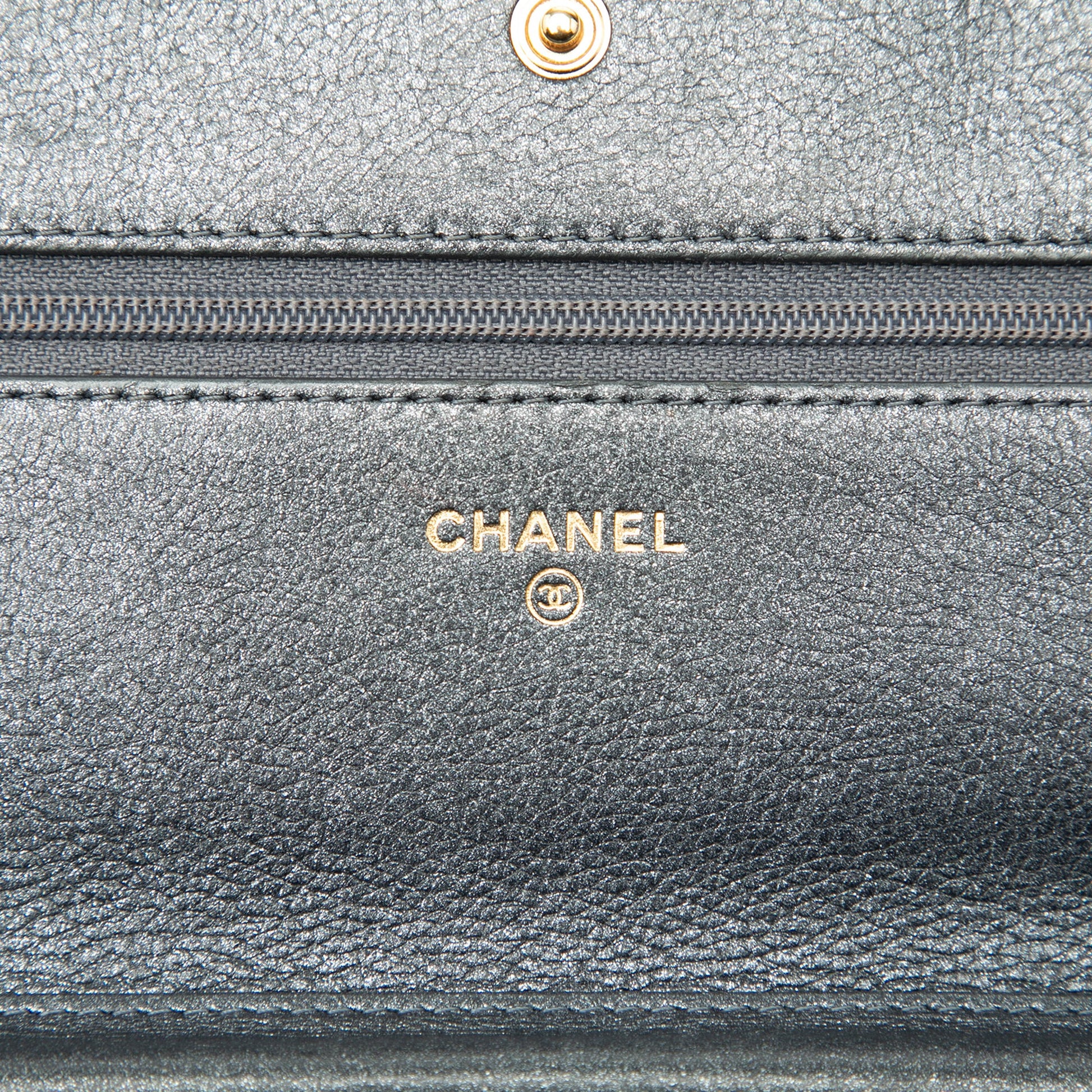 Chanel Quilted Calfskin Boy Wallet on Chain