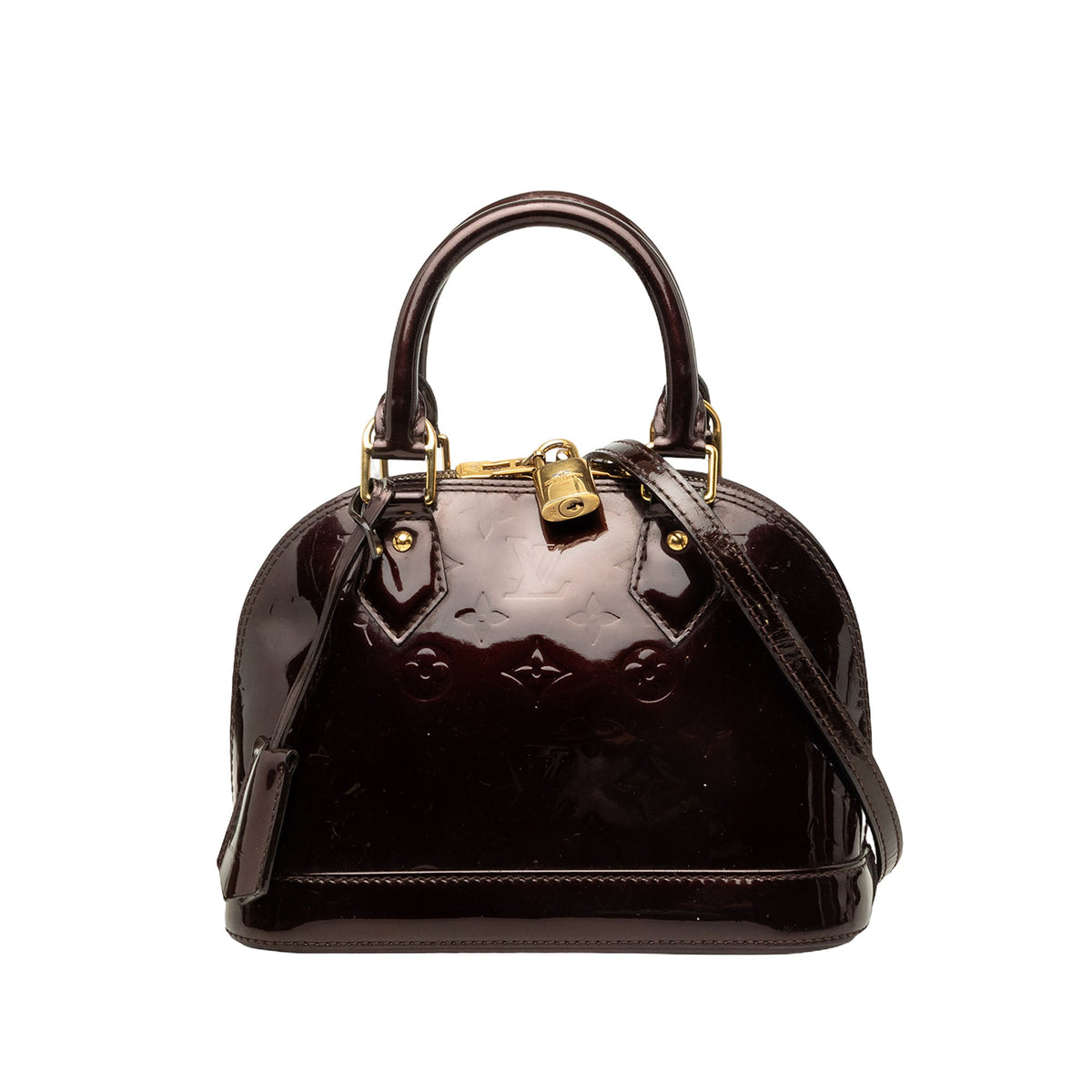 Louis Vuitton Monogram Vernis Alma BB — Purple