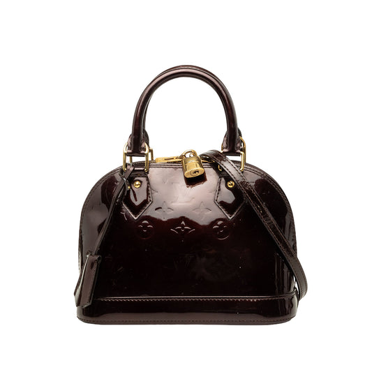 Louis Vuitton Monogram Vernis Alma BB — Purple