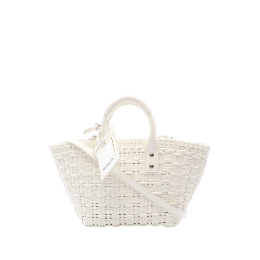 Balenciaga Faux Leather Bistro Panier XS