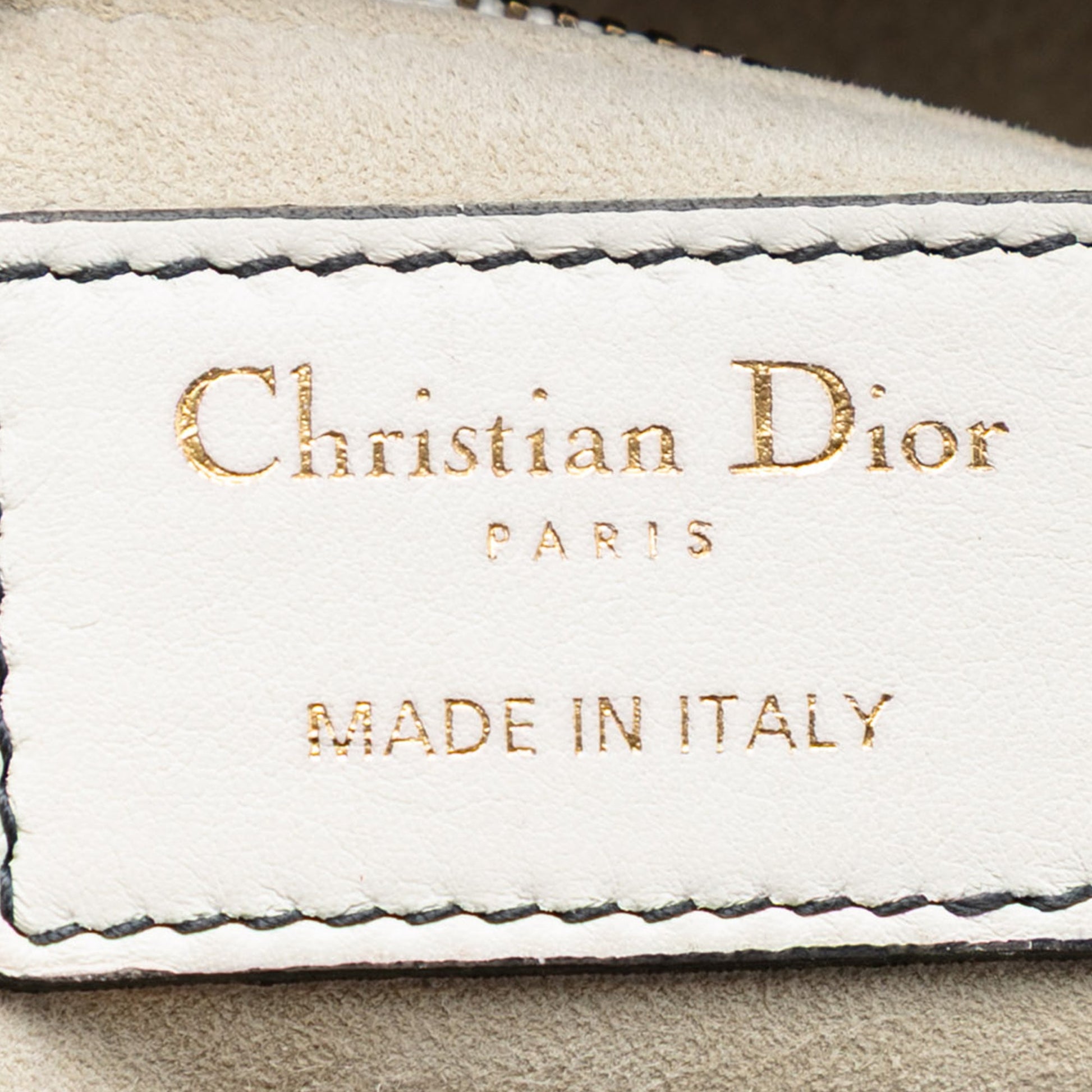 Dior Medium Lambskin Cannage Studded Supple Lady Dior