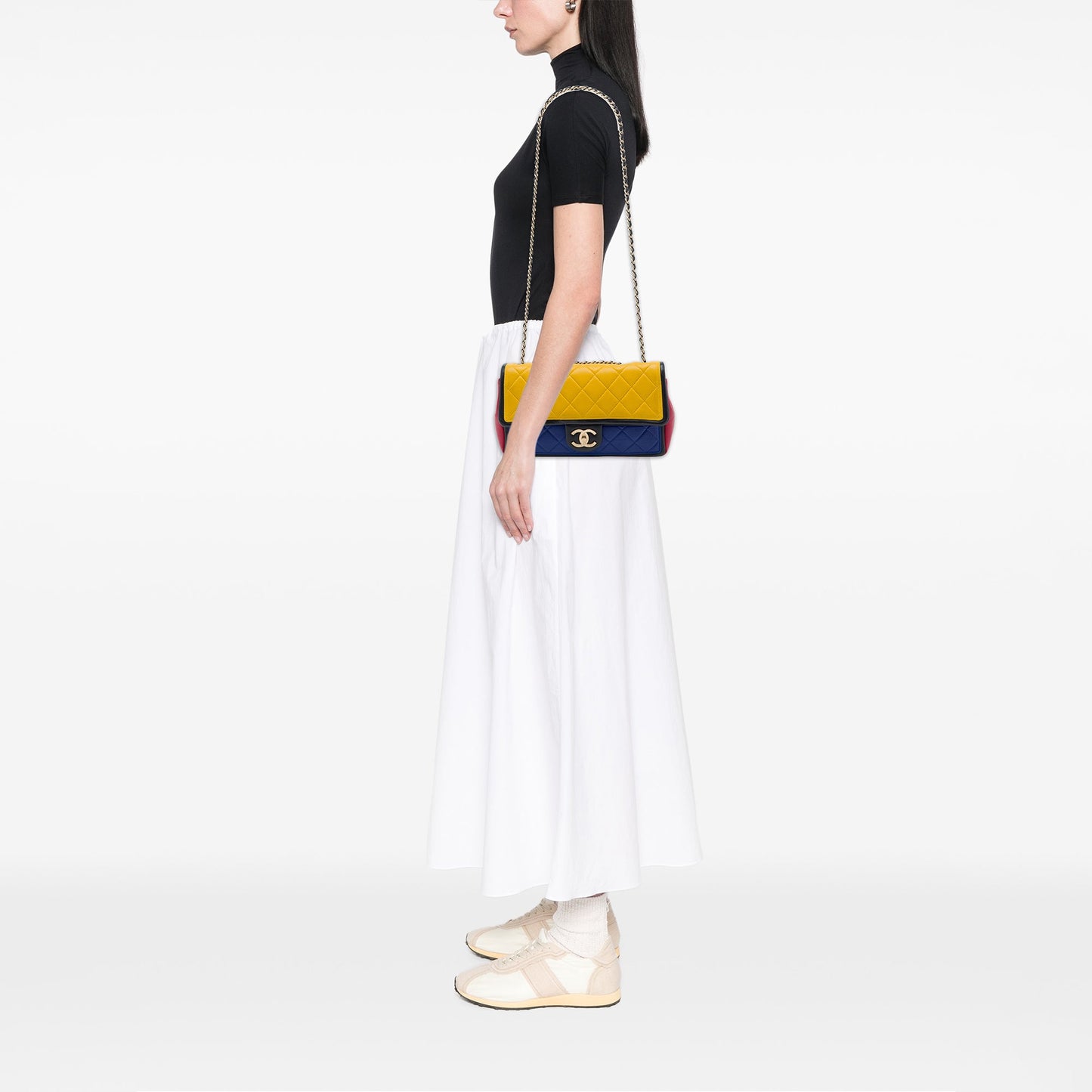 Chanel Medium Multicolor Lambskin Graphic Flap