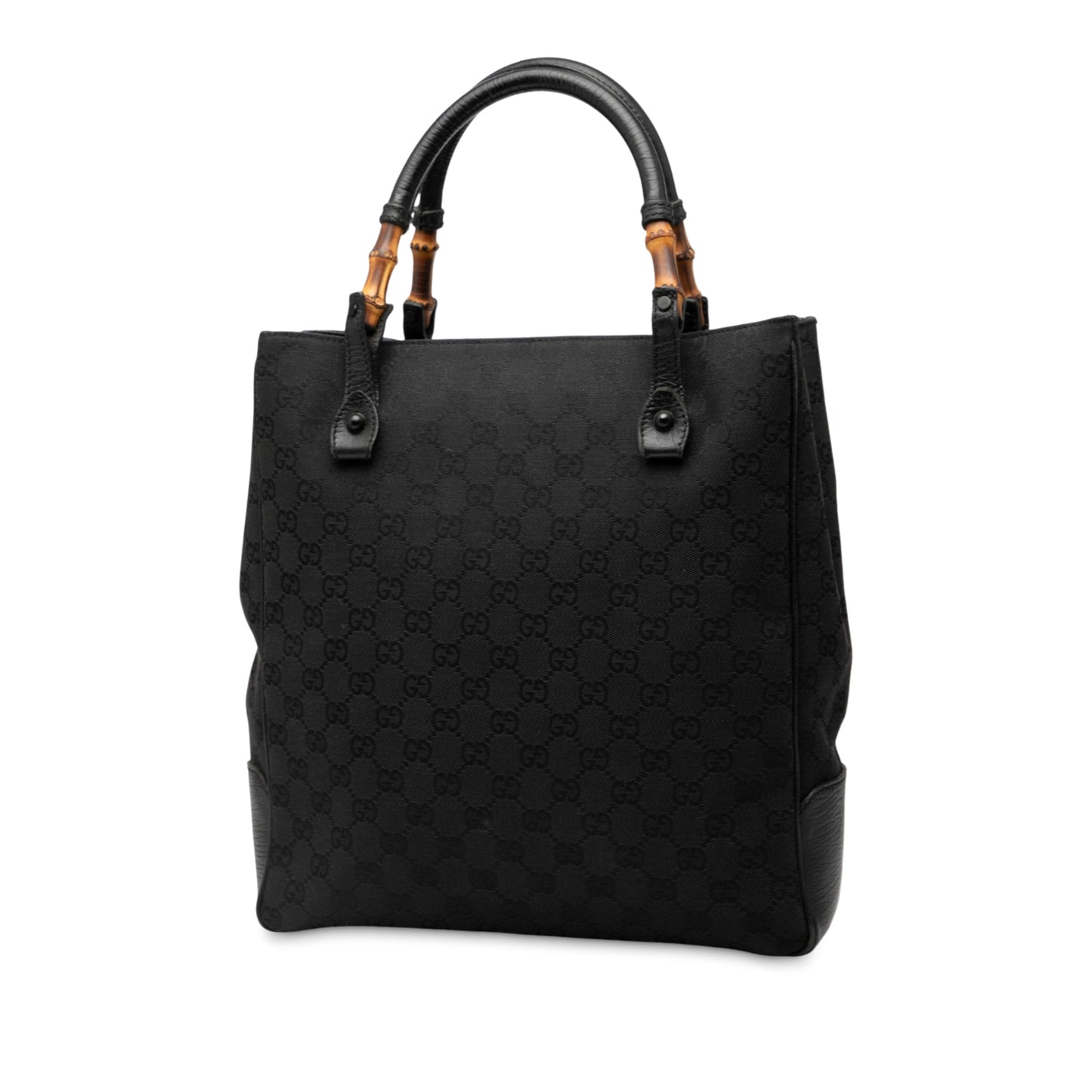 Gucci GG Canvas Bamboo Tote