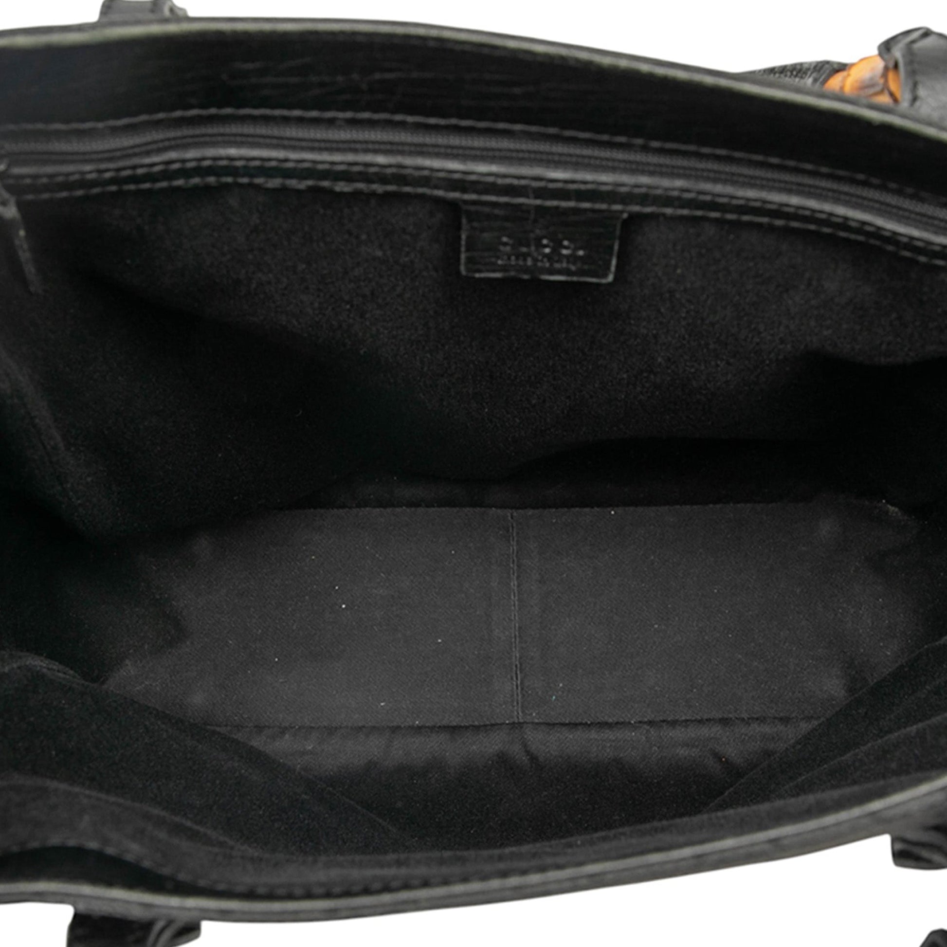Gucci GG Canvas Bamboo Tote