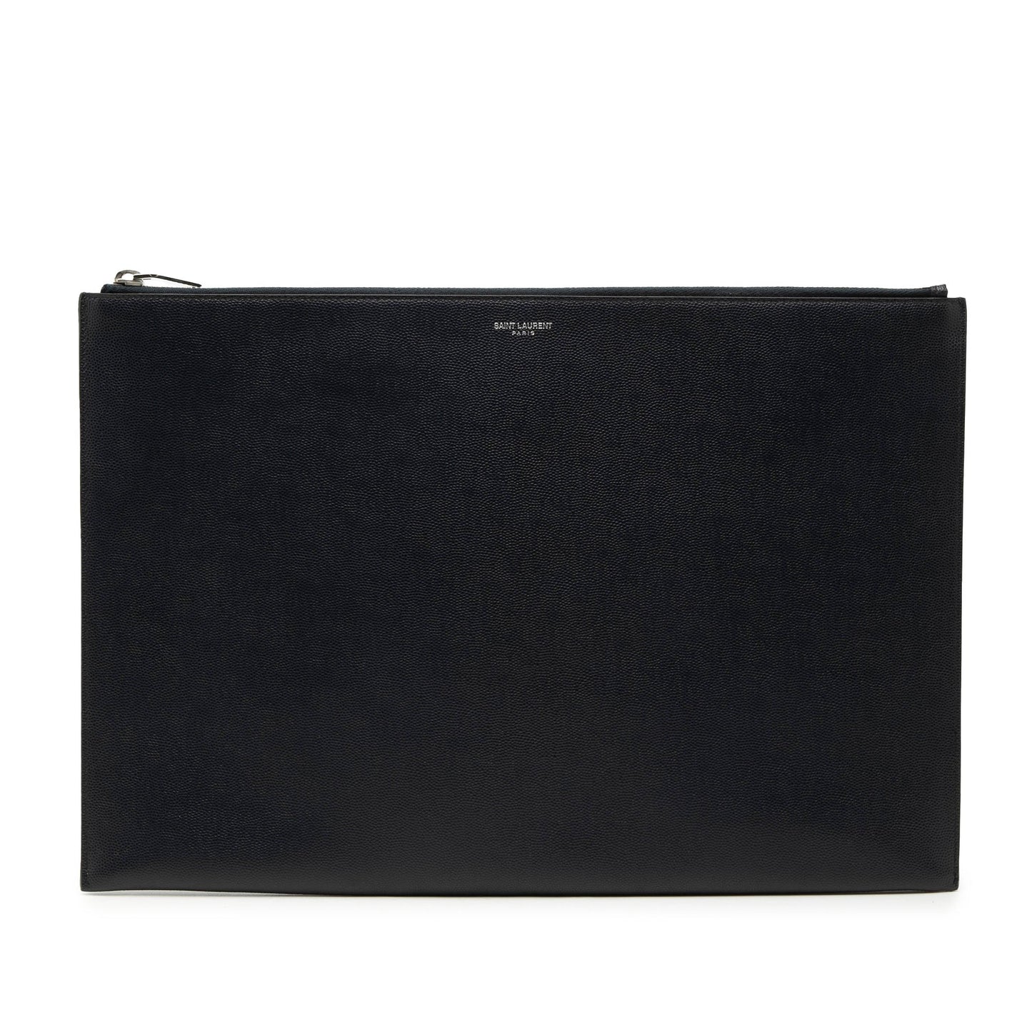 Saint Laurent Grain De Poudre Zip Document Holder