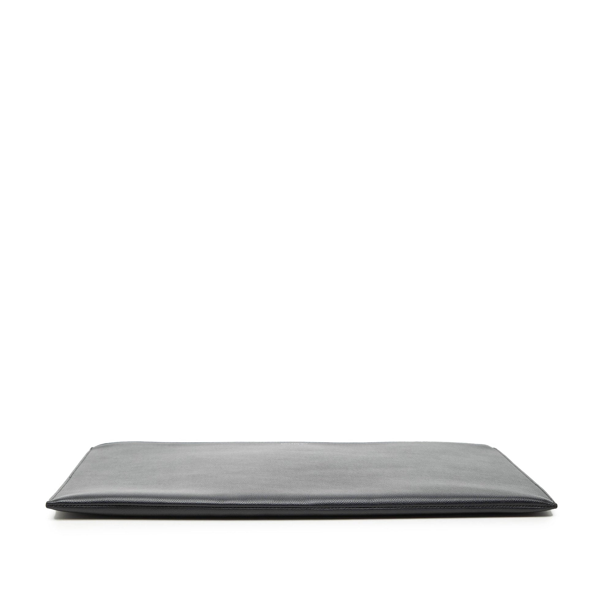Saint Laurent Grain De Poudre Zip Document Holder