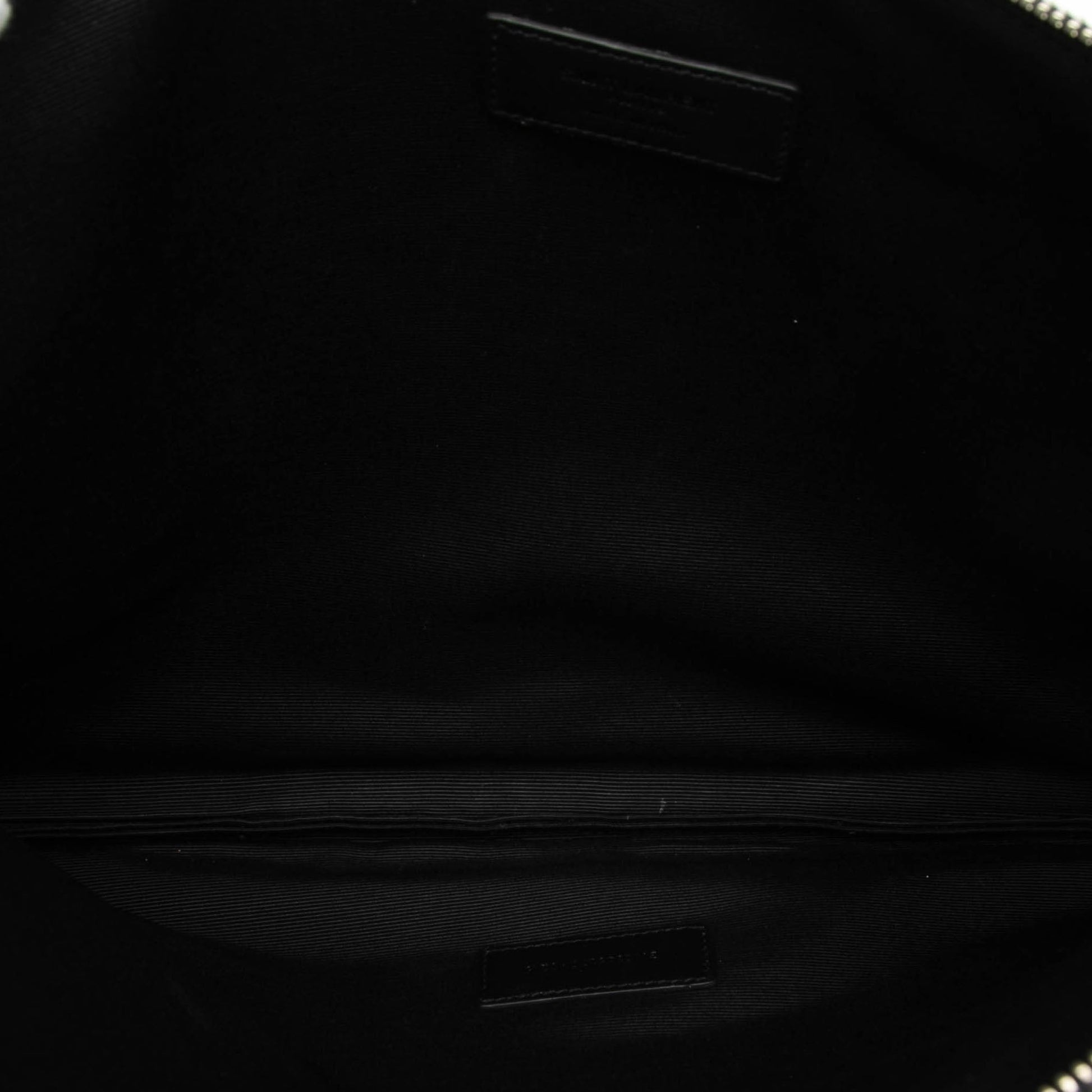 Saint Laurent Grain De Poudre Zip Document Holder