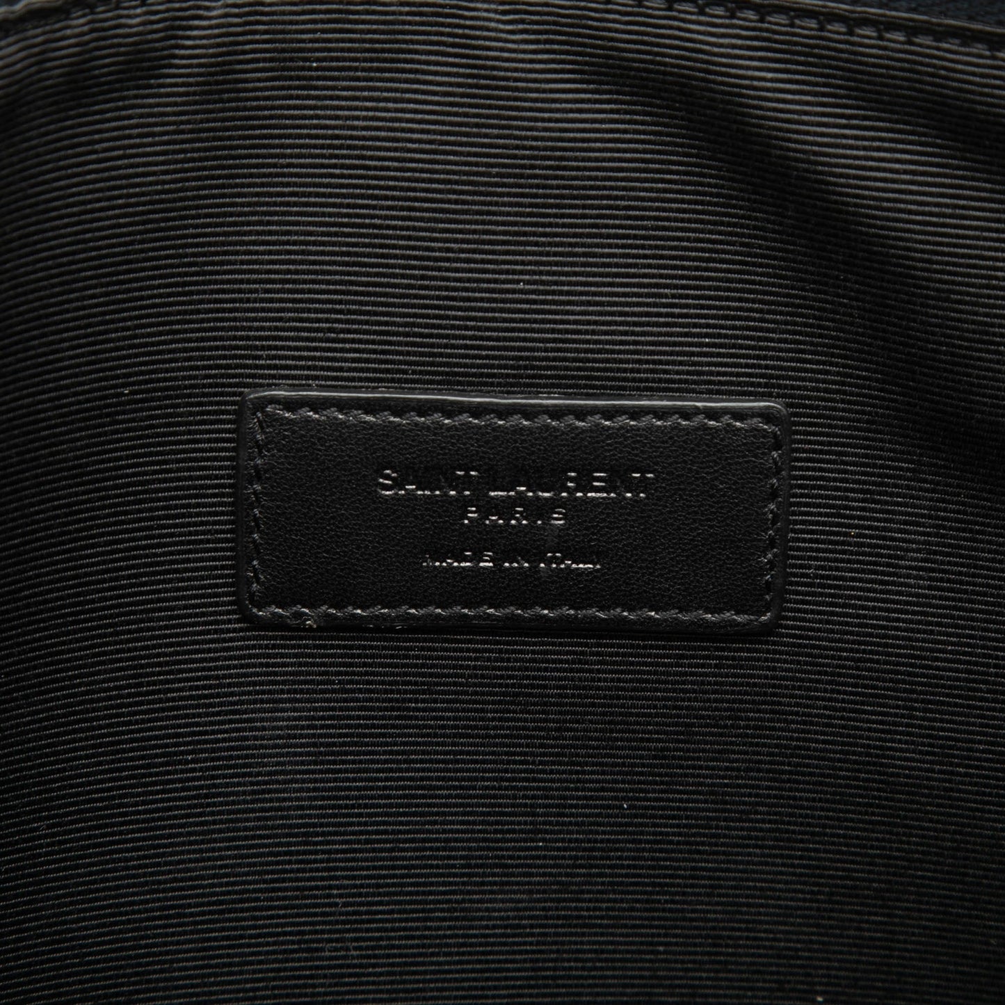 Saint Laurent Grain De Poudre Zip Document Holder