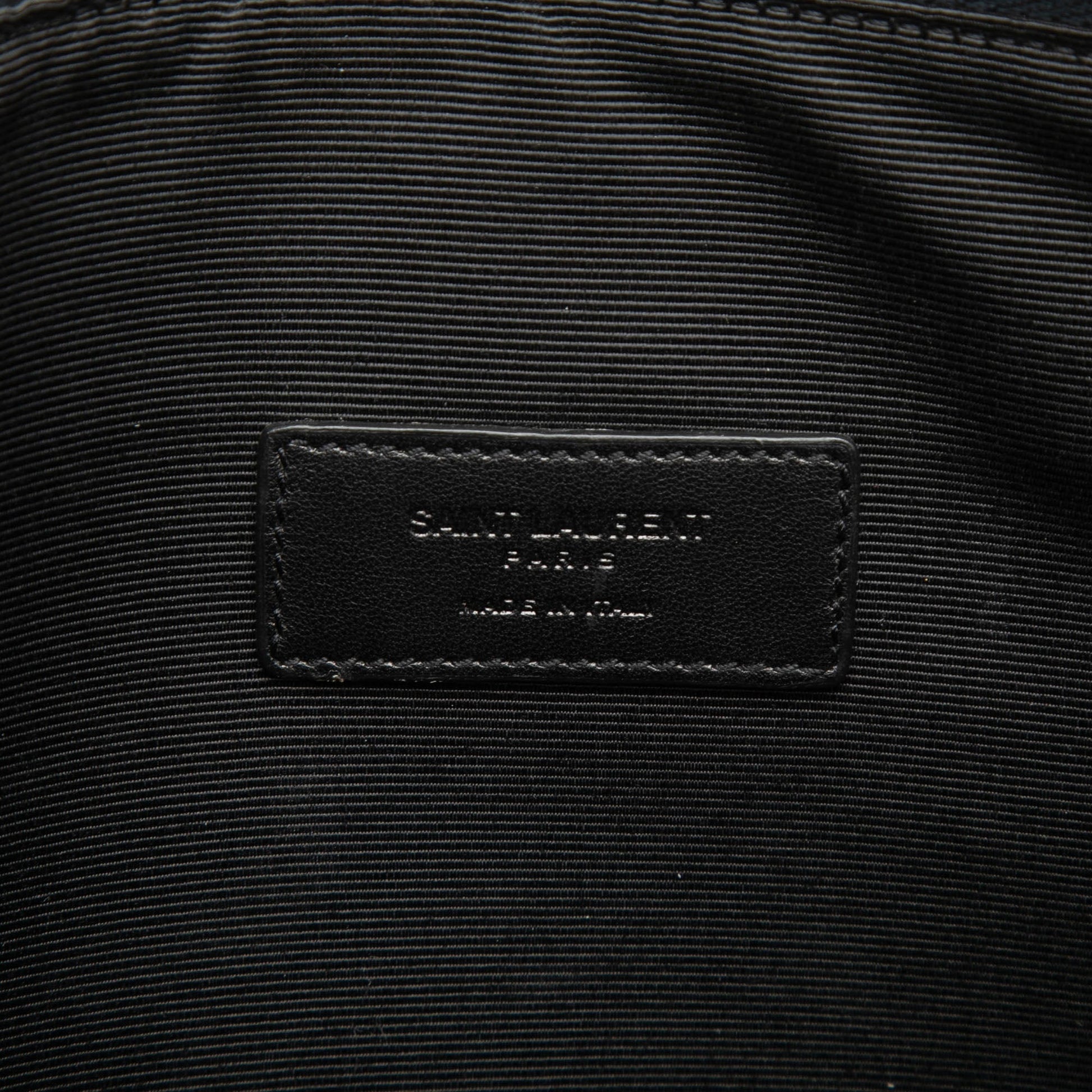 Saint Laurent Grain De Poudre Zip Document Holder