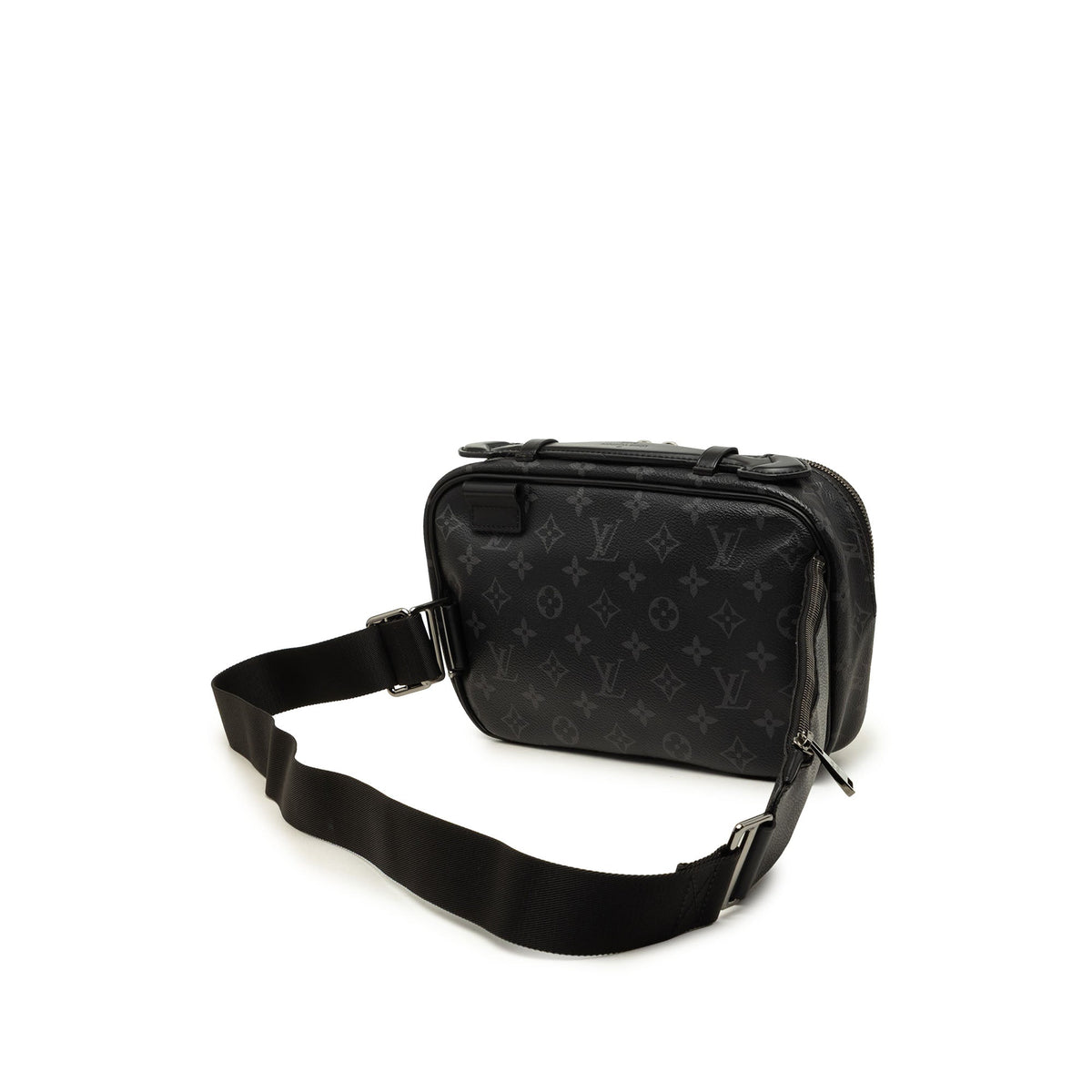 Louis Vuitton Monogram Eclipse Explorer Bumbag — Black