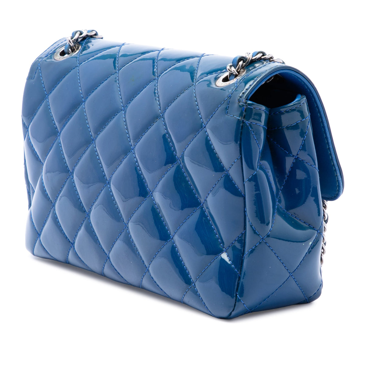 Chanel Small Quilted Patent Coco Shine Flap