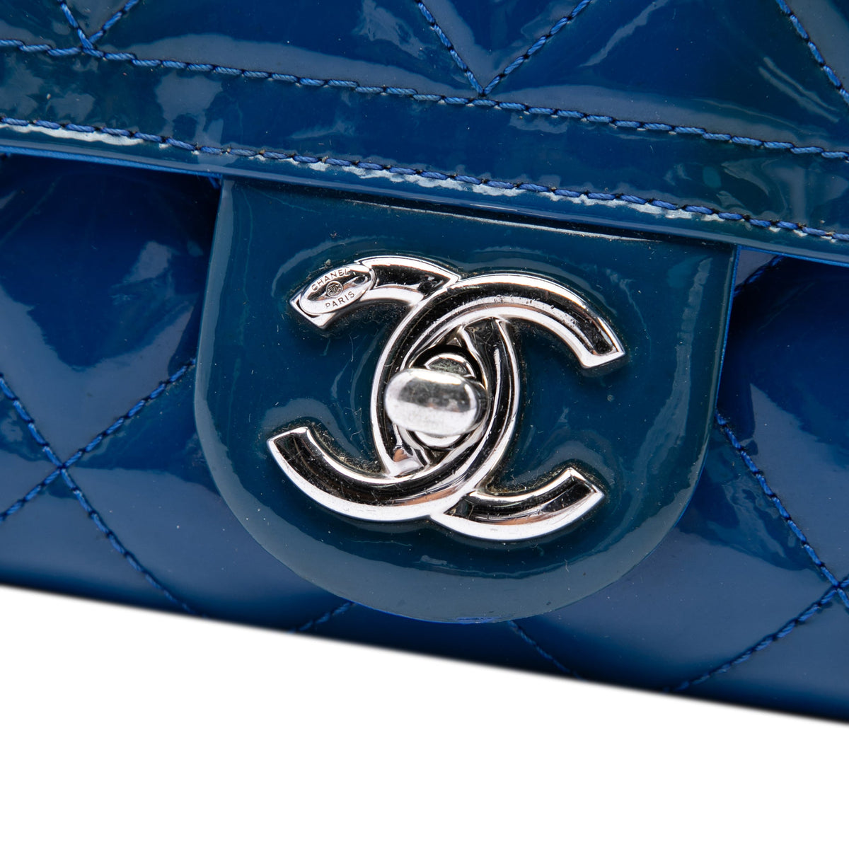Chanel Small Quilted Patent Coco Shine Flap