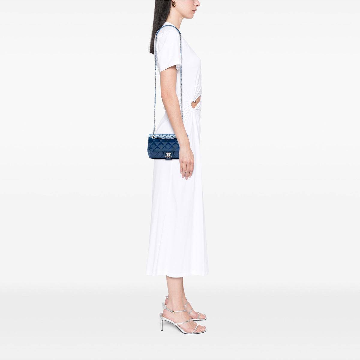 Chanel Small Quilted Patent Coco Shine Flap