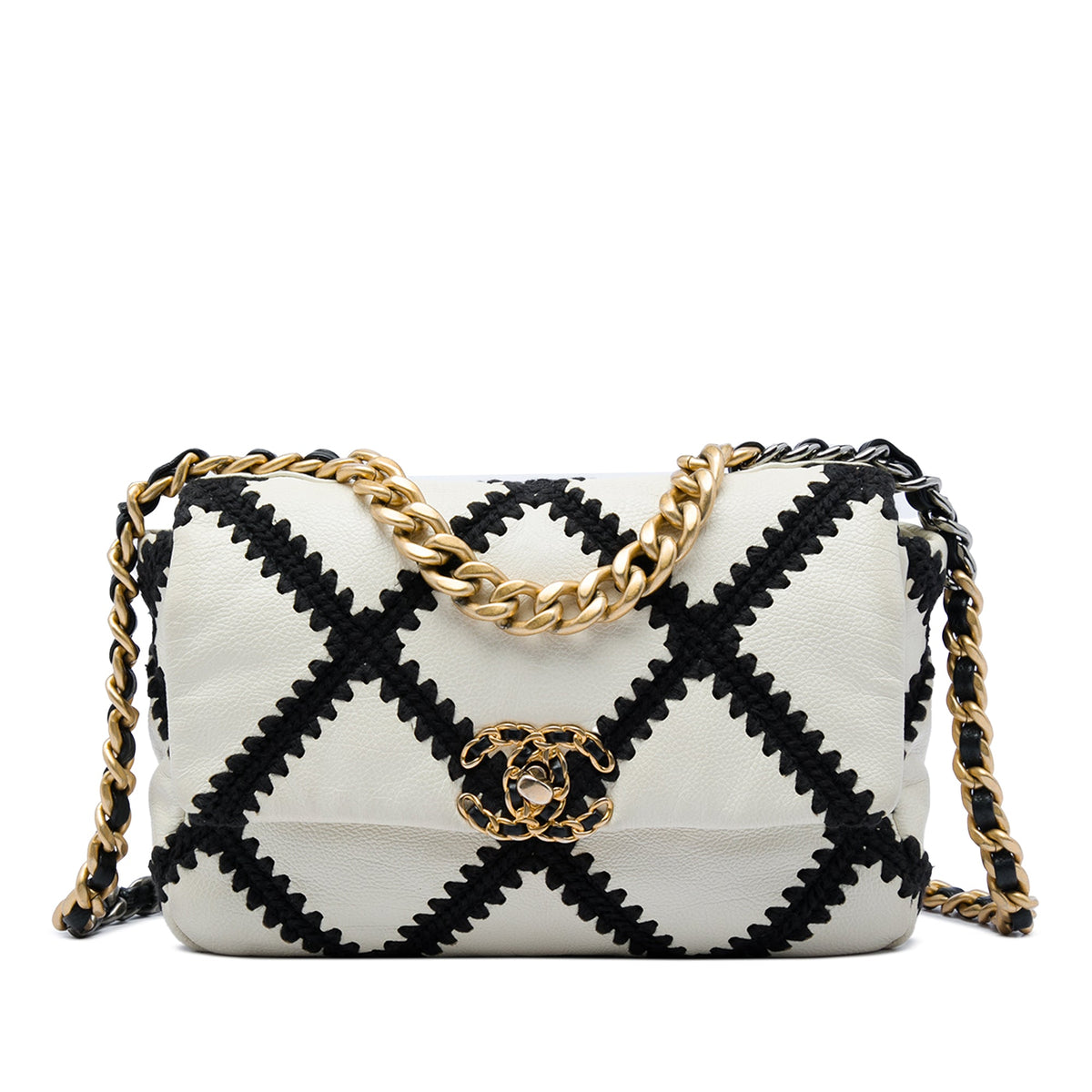 Chanel Medium Crochet Calfskin 19 Flap