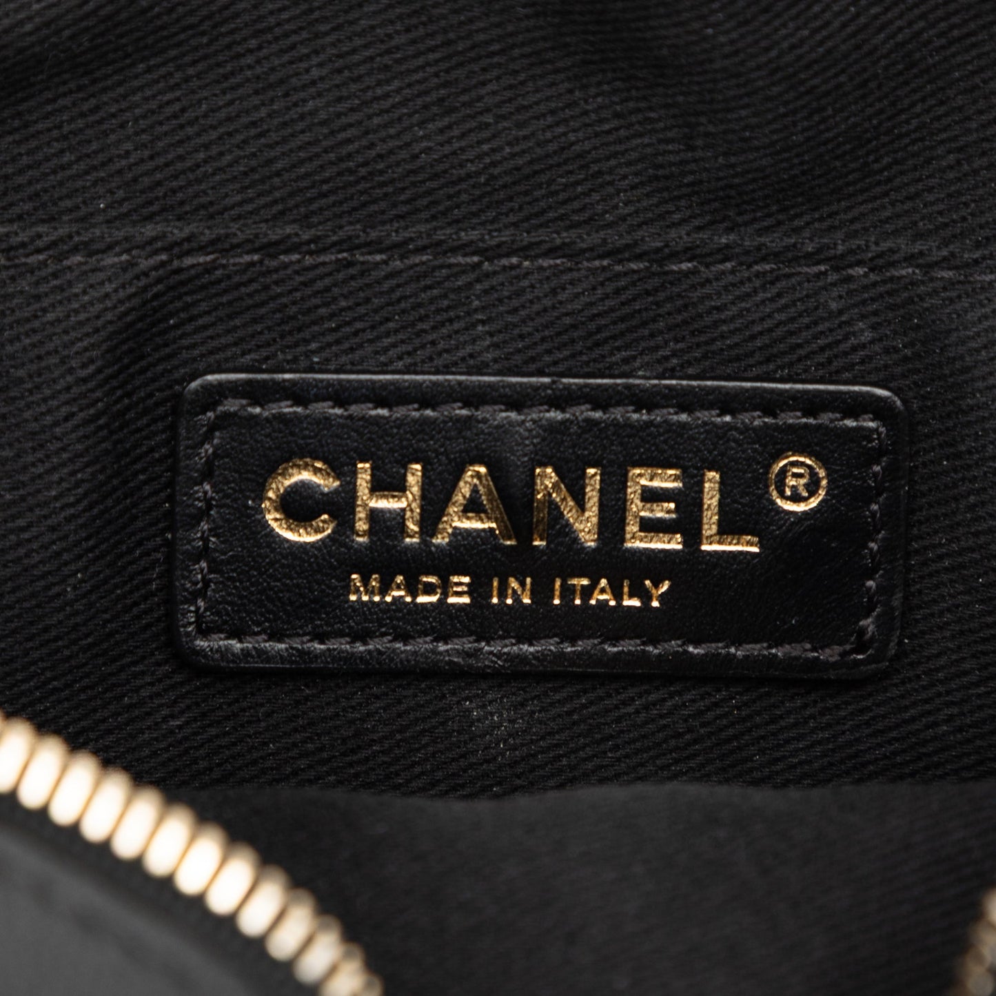 Chanel Stitched Goatskin Casual Trip North South Camera Case