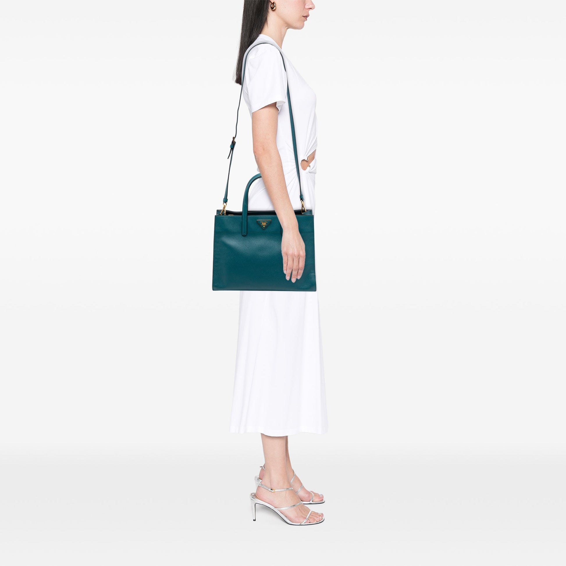 Saffiano Soft Triple Pocket Tote