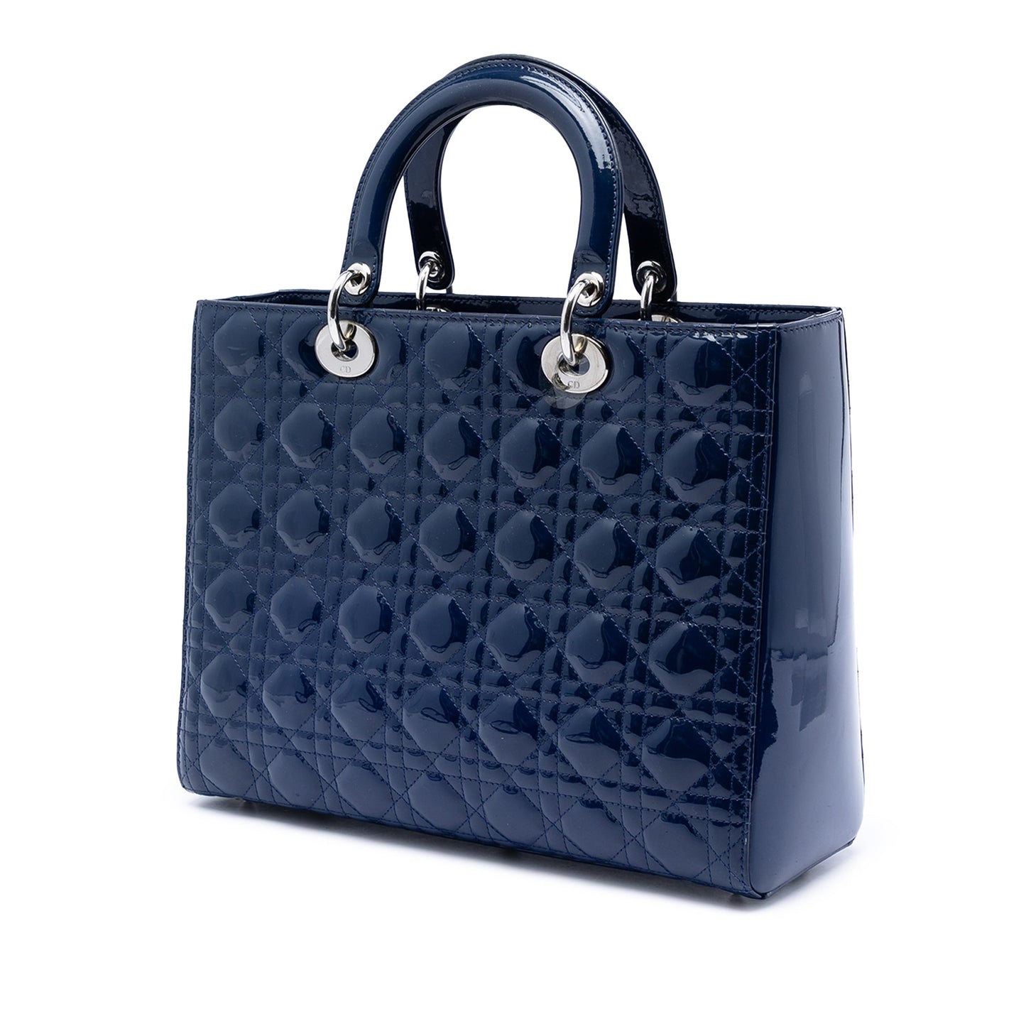 Dior Large Patent Cannage Lady Dior