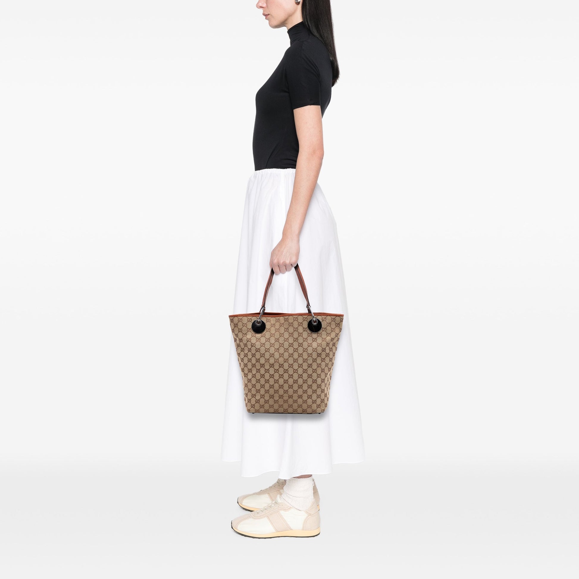 Gucci Large GG Canvas Eclipse Tote
