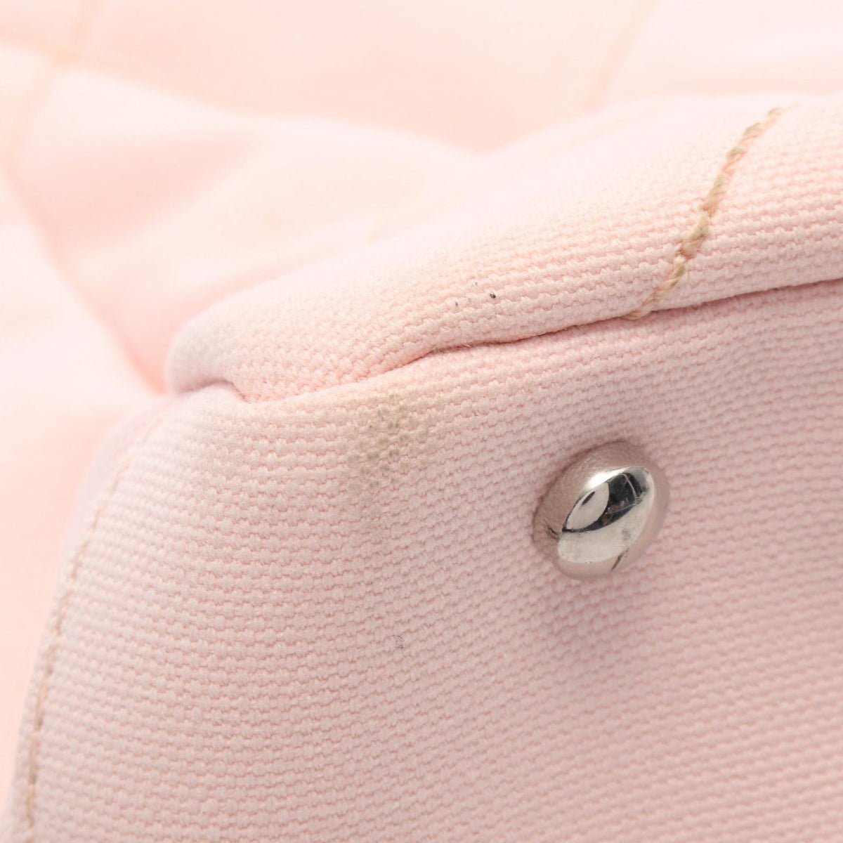 Chanel Small Quilted Canvas Paris Biarritz Tote — Pink