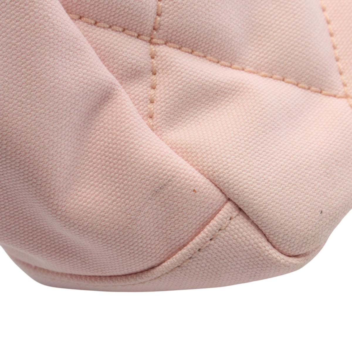 Chanel Small Quilted Canvas Paris Biarritz Tote — Pink