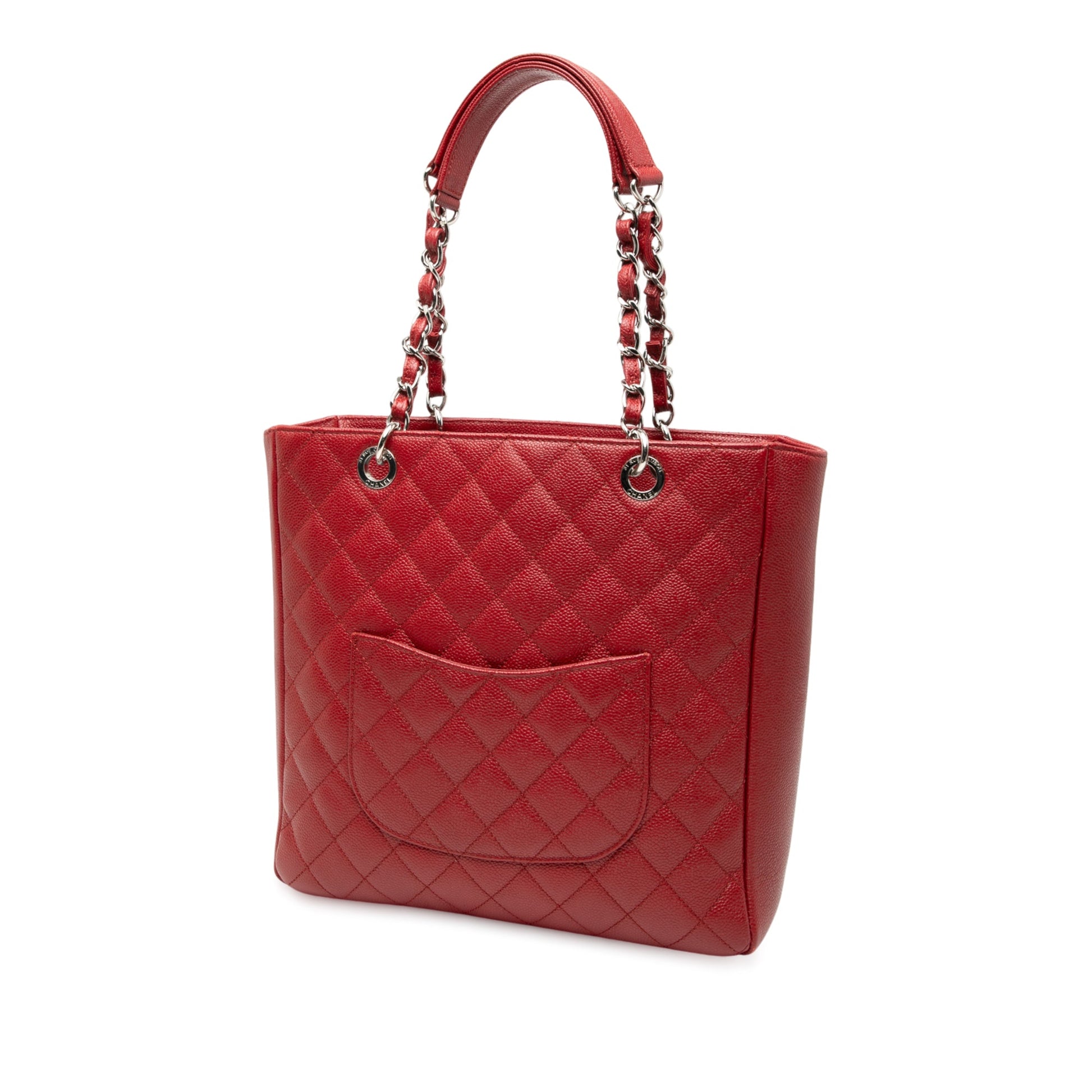 Chanel Caviar Vertical Grand Shopping Tote