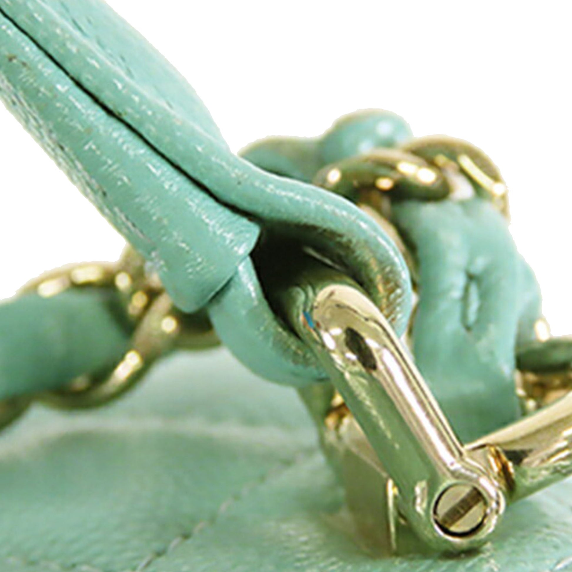Chanel Small CC Caviar Top Handle Vanity Case with Chain