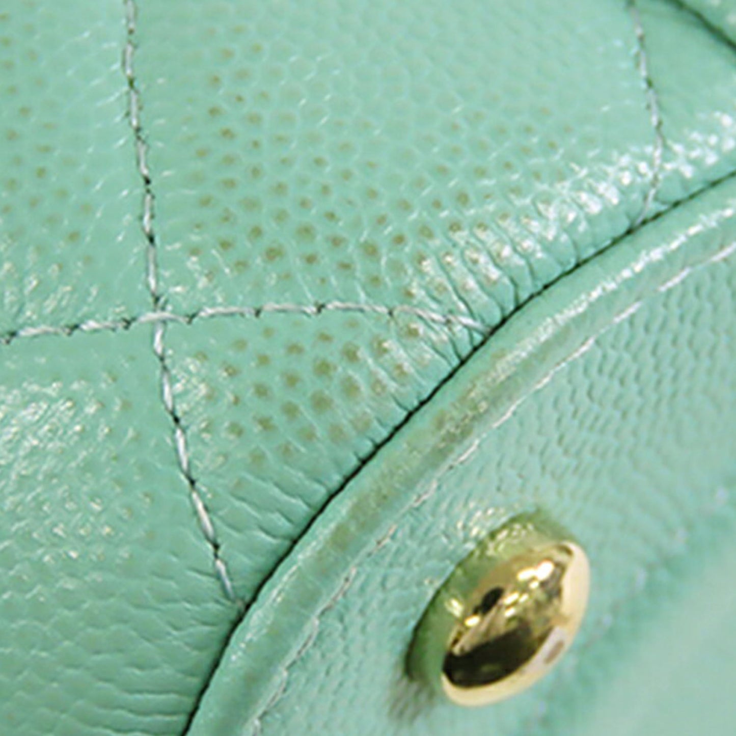 Chanel Small CC Caviar Top Handle Vanity Case with Chain