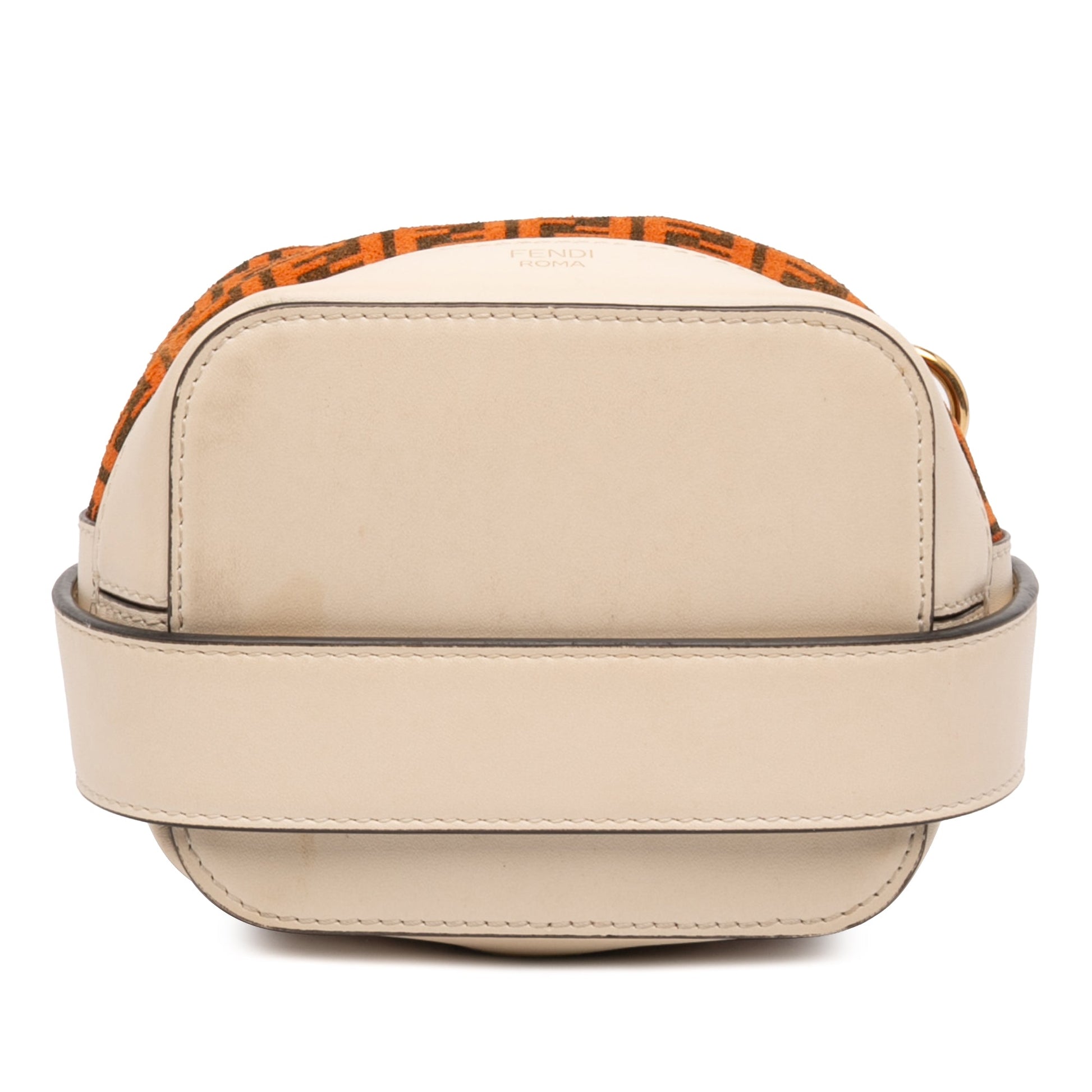 Fendi Mini Zucca Suede Mon Tresor Bucket Bag