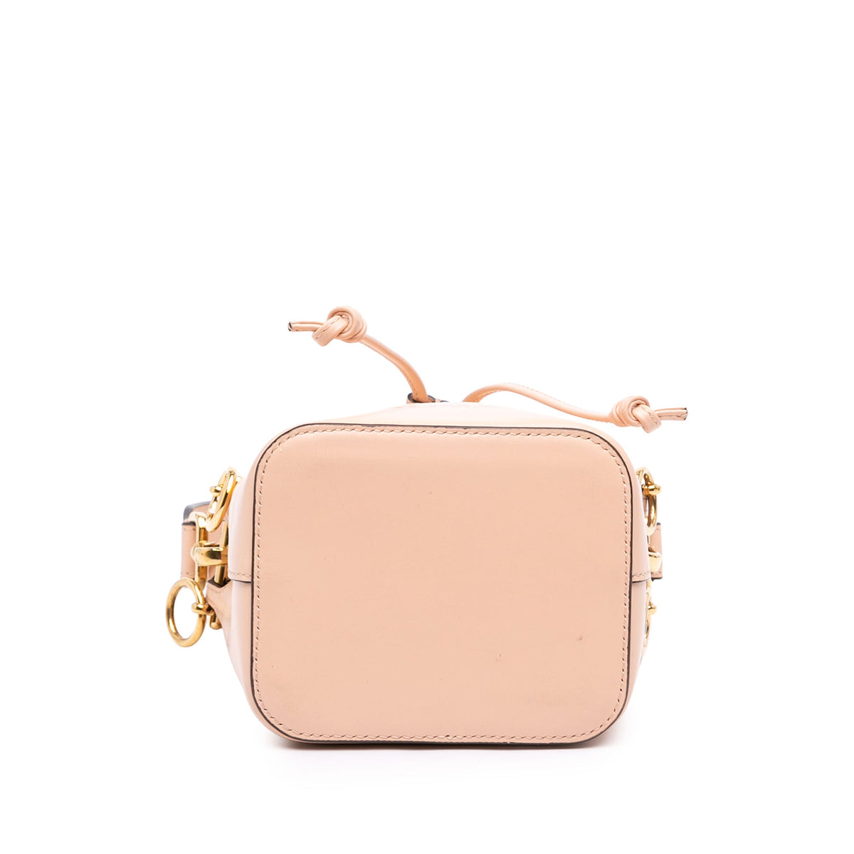 Fendi Mini Calfskin Mon Tresor Bucket Bag — Pink
