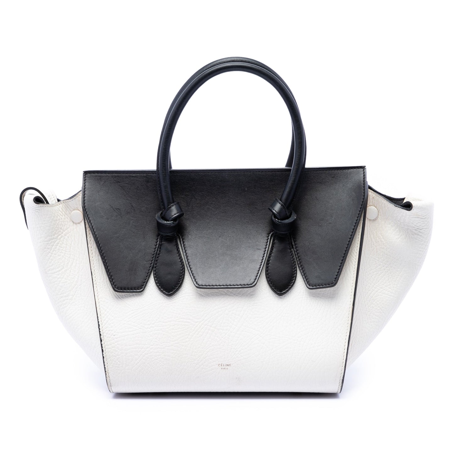 Celine Medium Bicolor Calfskin Tie Knot Tote