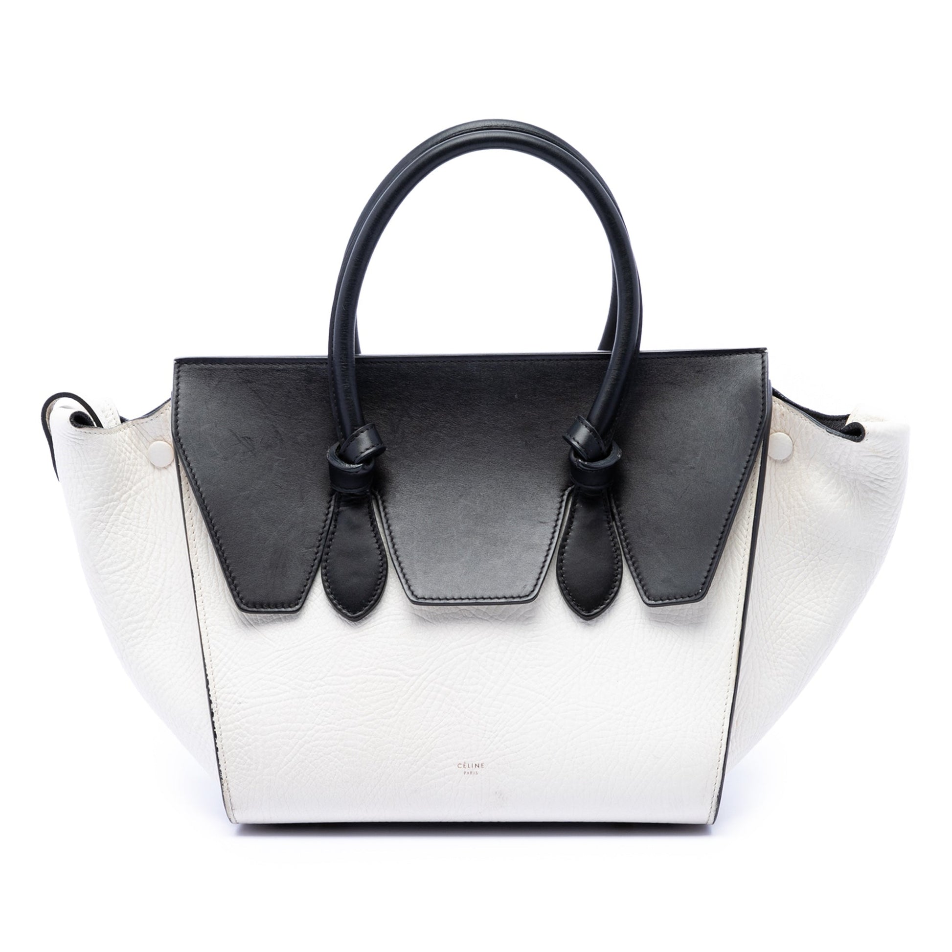 Celine Medium Bicolor Calfskin Tie Knot Tote