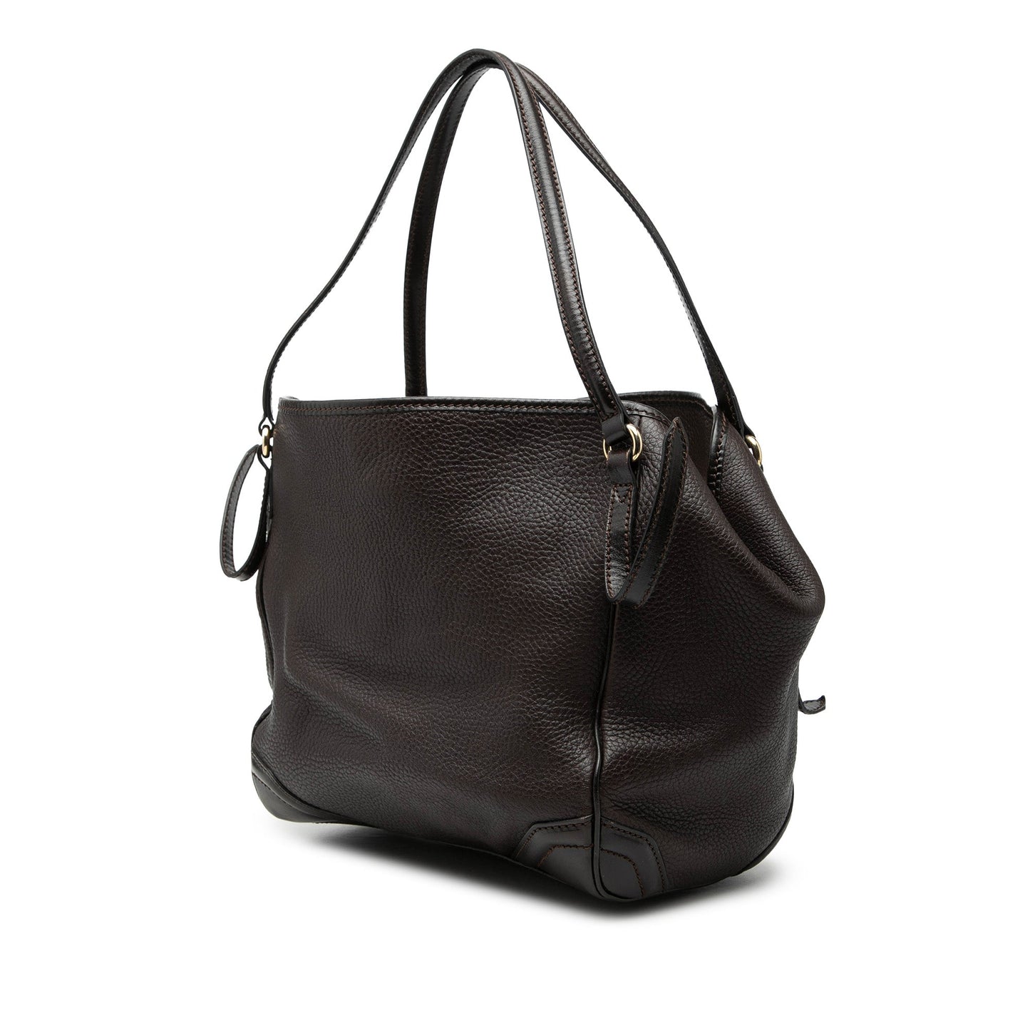 Small Grained Calfskin Canterbury Tote