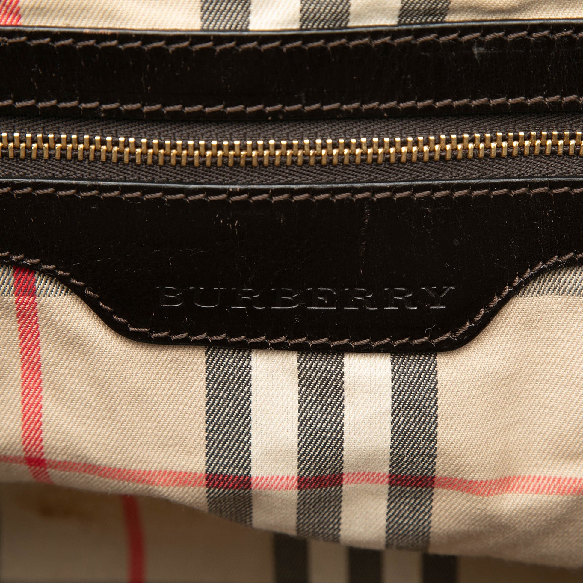 Small Grained Calfskin Canterbury Tote