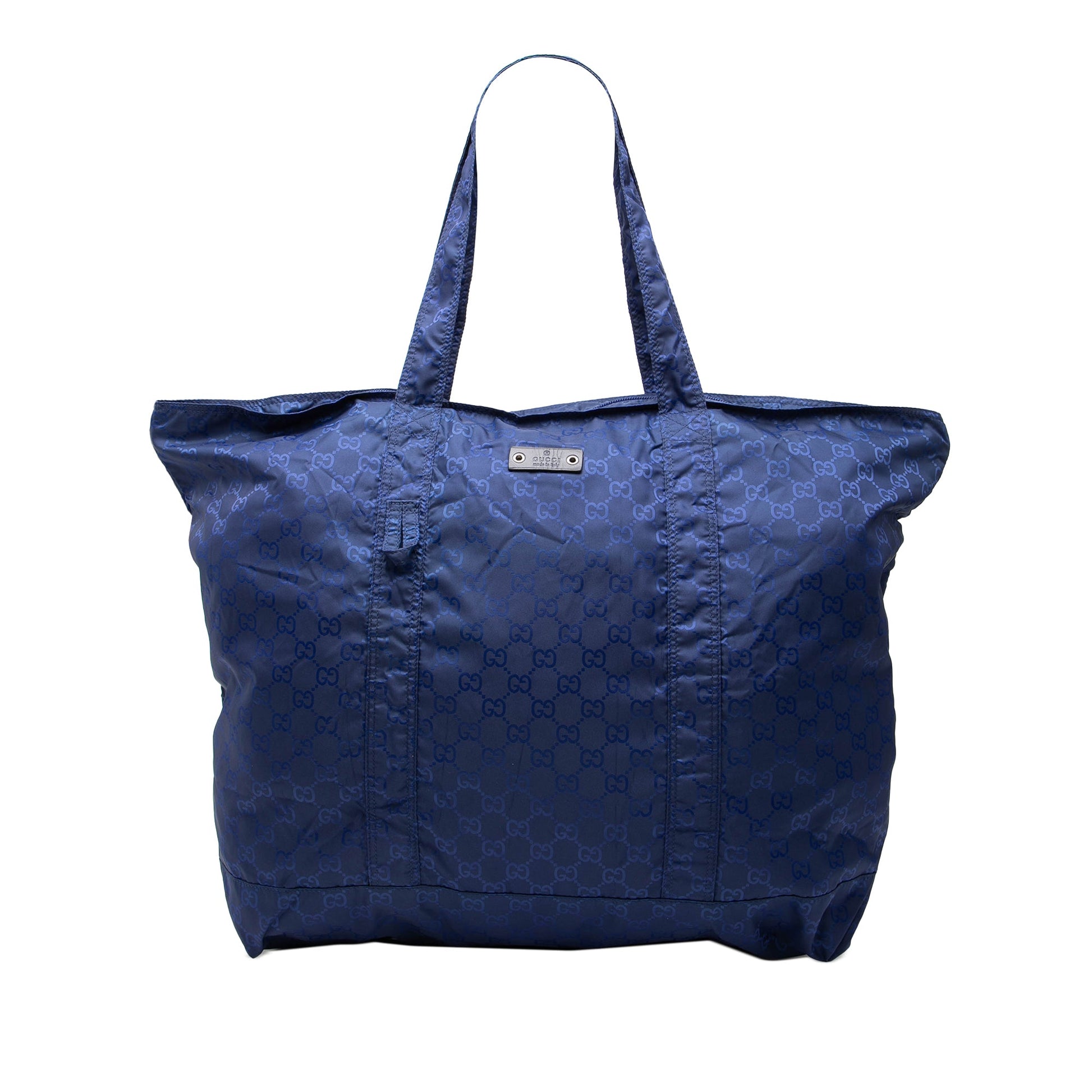 Gucci GG Nylon Teddy Bear Folding Tote